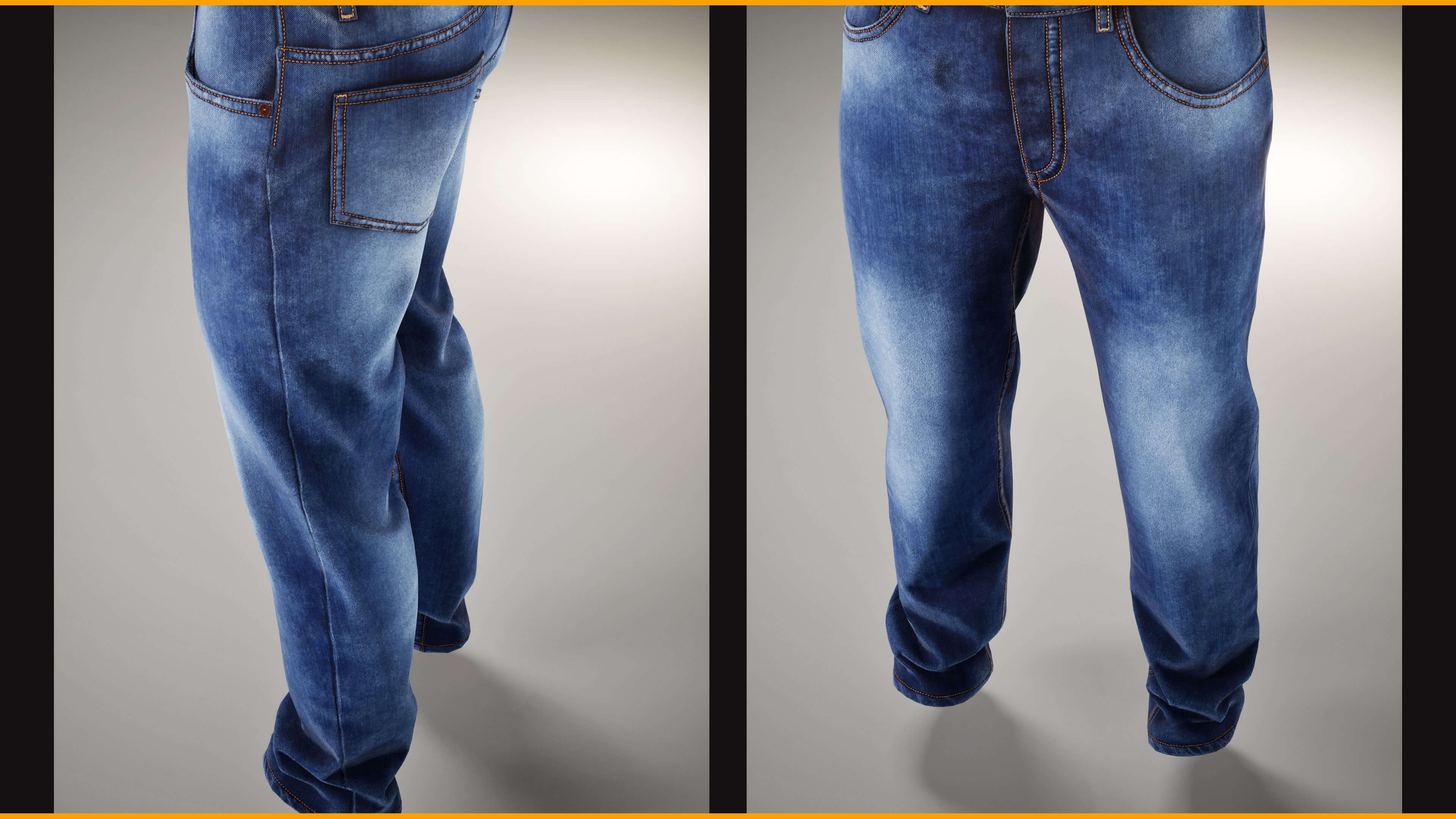 Jeans 002 ZBrush / Clo3D & Marvelous Designer / Substan 3D Model