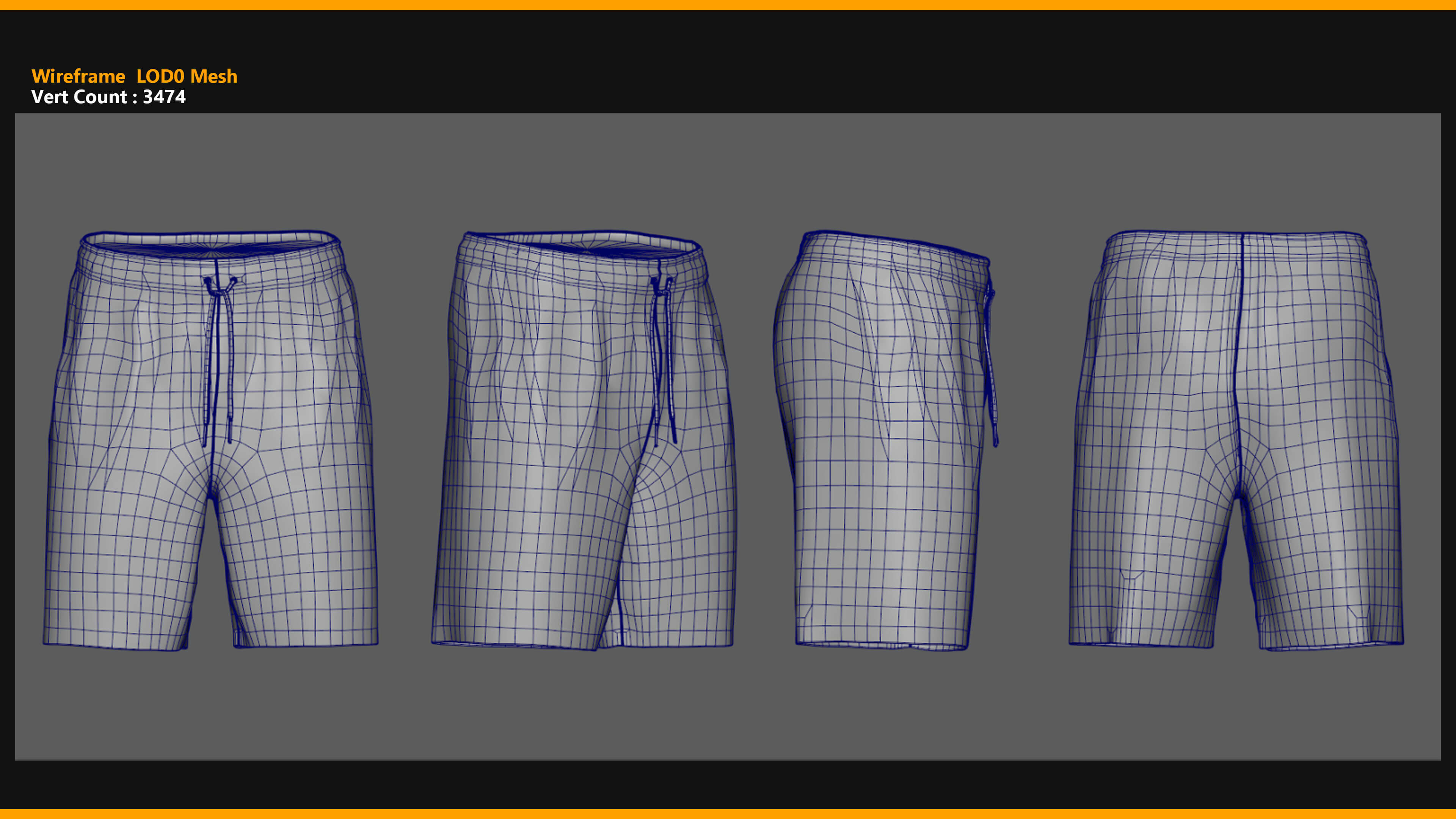 Short Swimming 001 for MetaHuman - MHPKG 3D Model