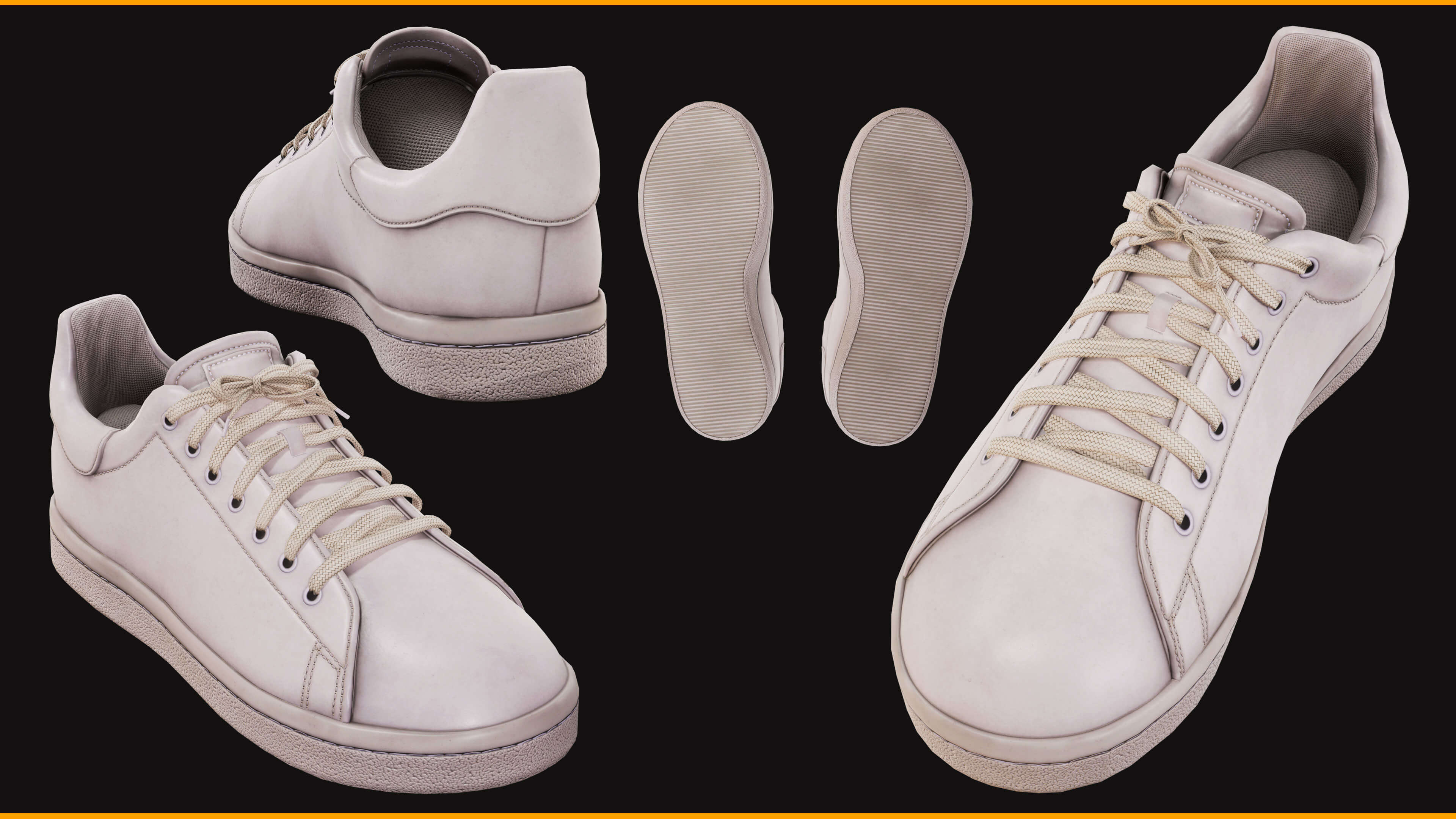 Sneakers 003 ZBrush / Substance Painter / MHPKG 3D Model