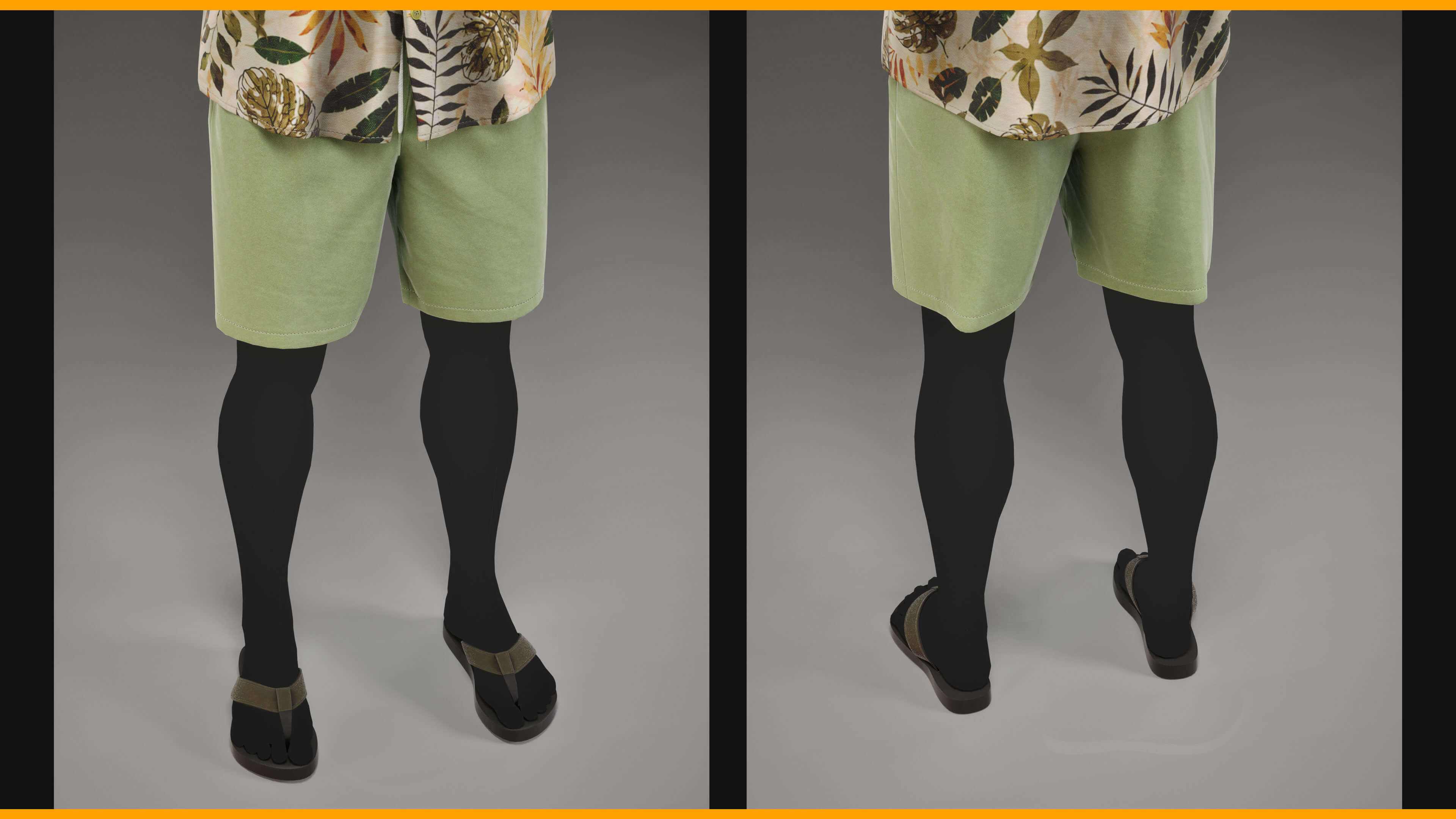 Tropical Summer Outfit for Matahuman 006 - MHPKG 3D Model