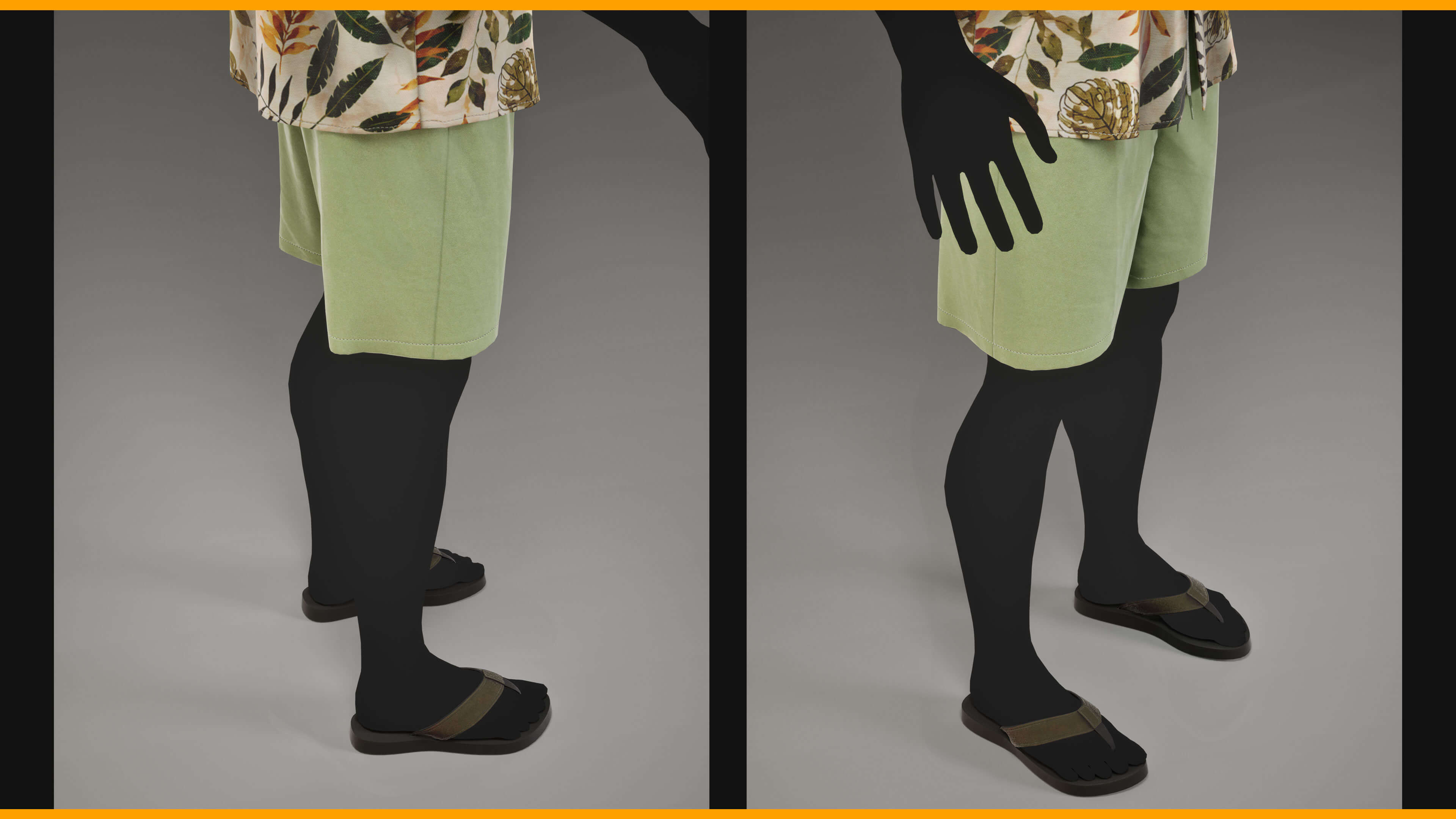 Tropical Summer Outfit for Matahuman 006 - MHPKG 3D Model