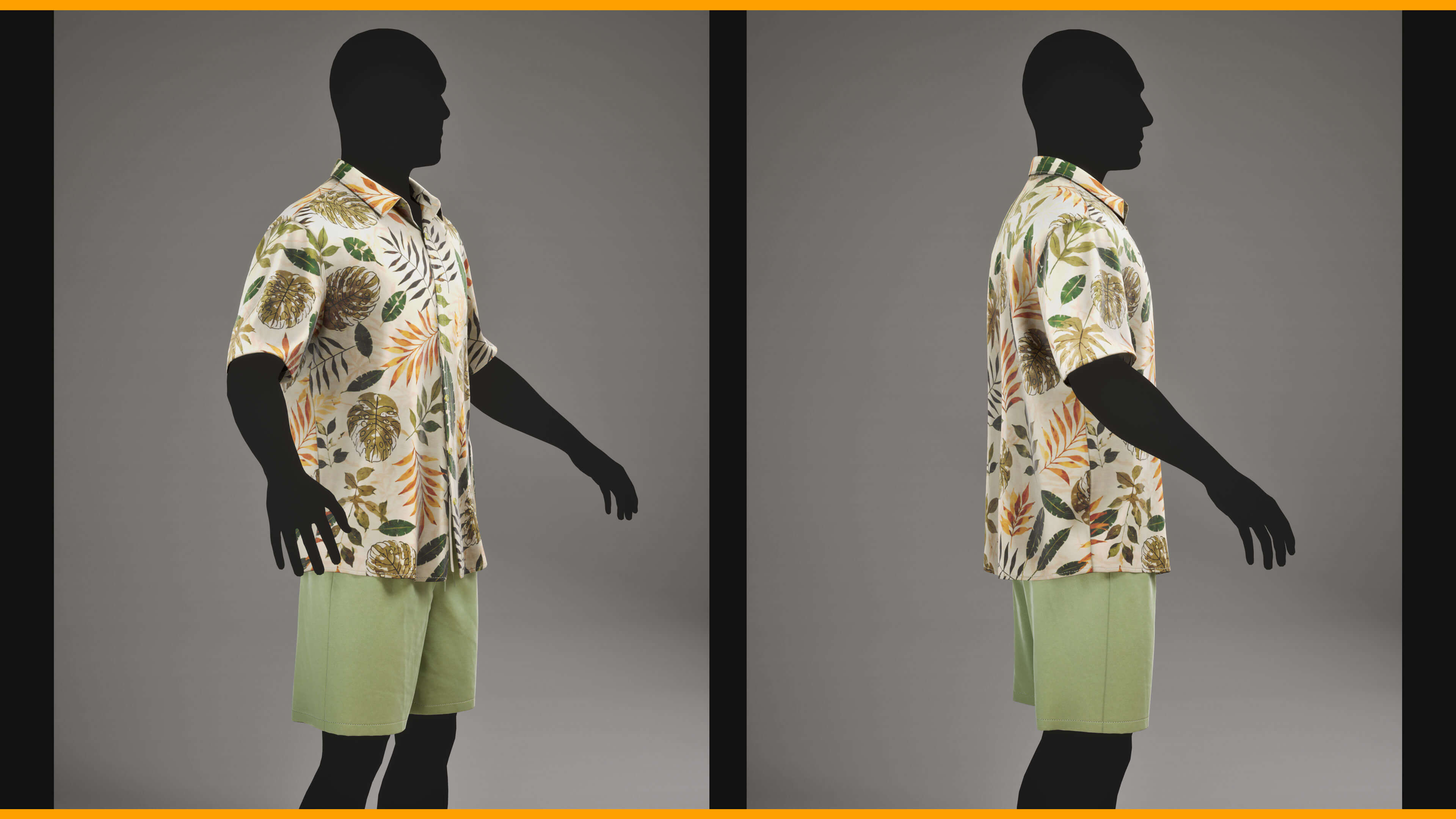 Tropical Summer Outfit for Matahuman 006 - MHPKG 3D Model