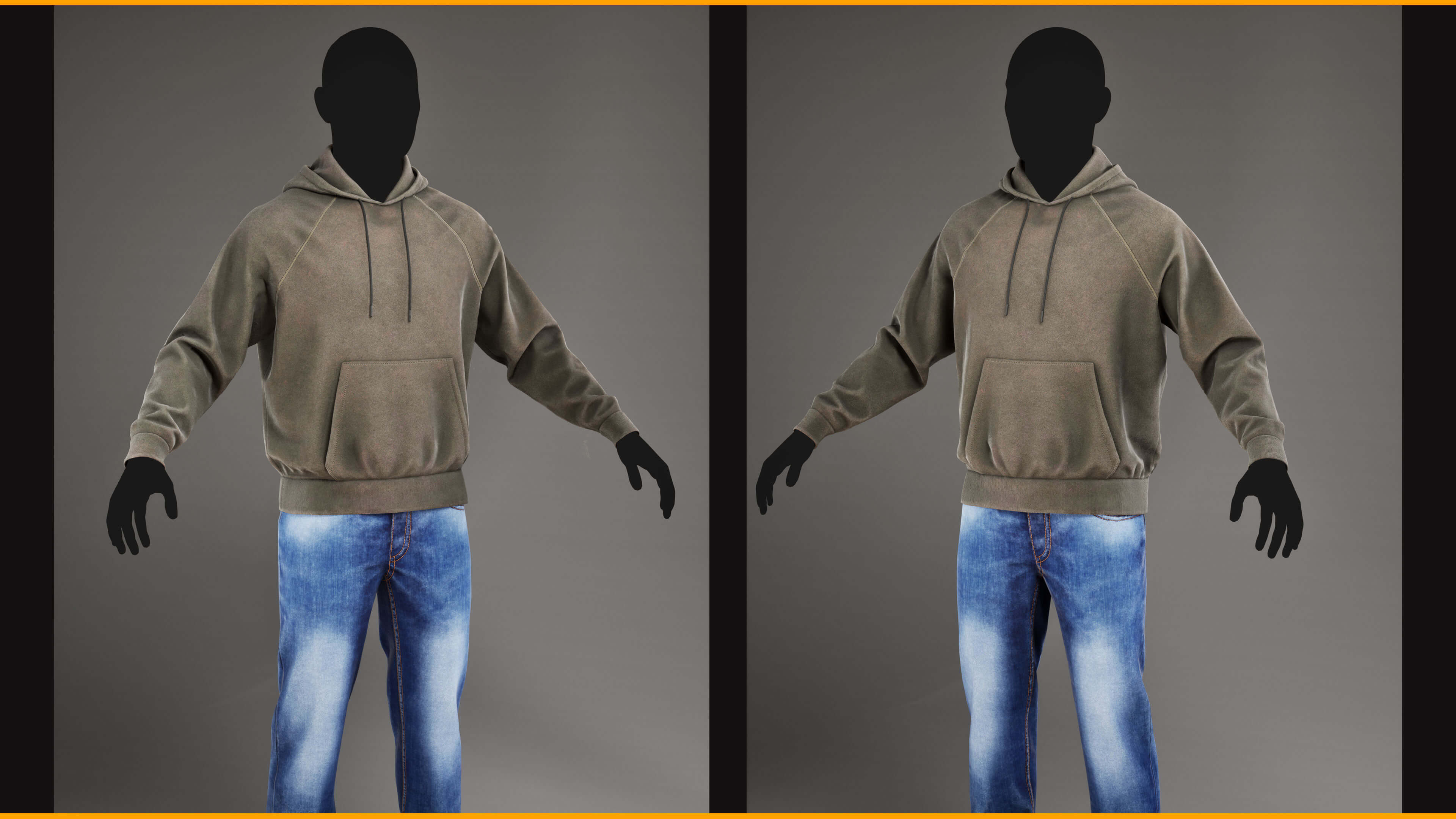 Urban Street Casual Outfit 003 ZBrush / Clo3D &amp Marvelo 3D Model