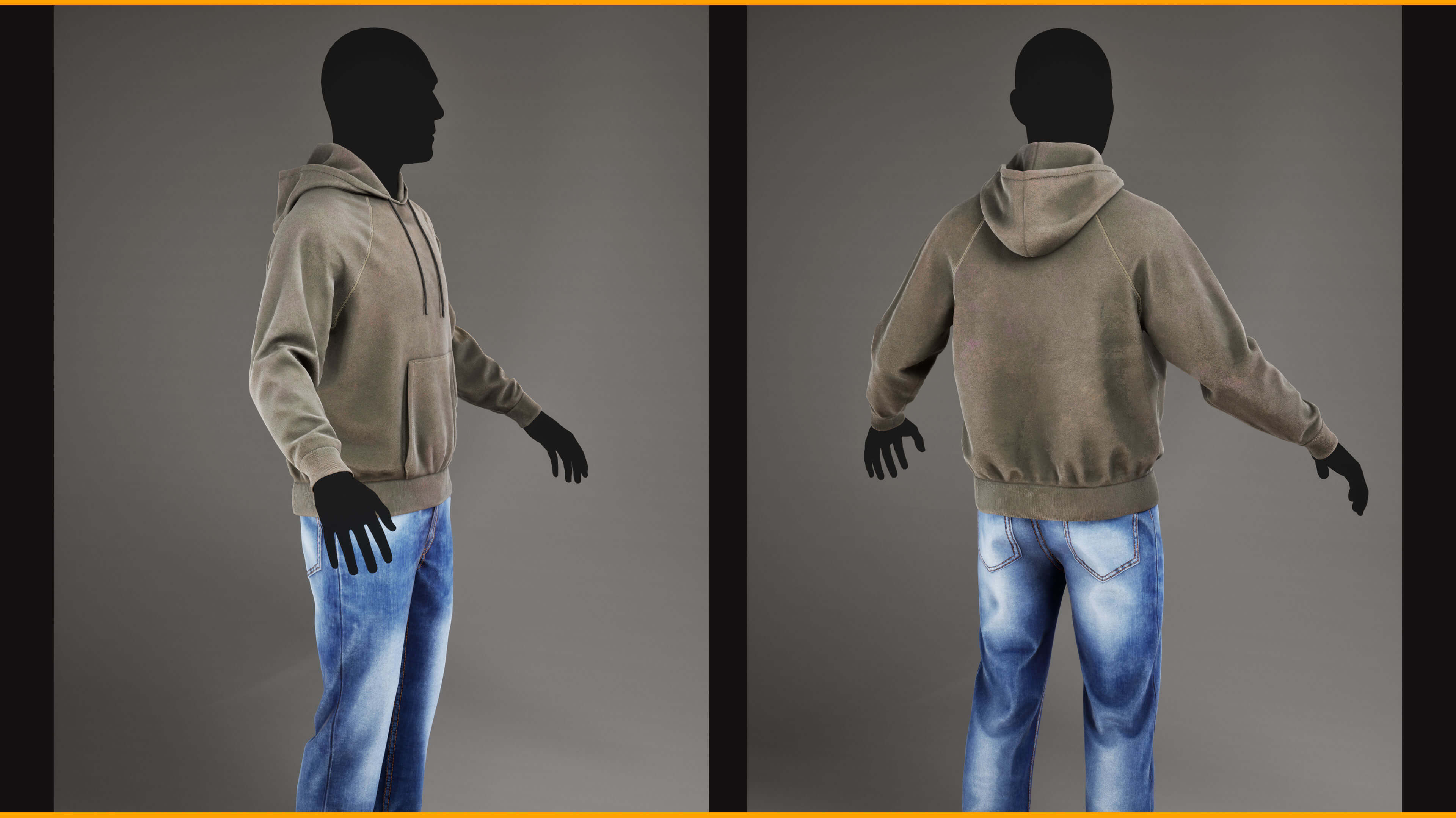 Urban Street Casual Outfit 003 ZBrush / Clo3D & Marvelo 3D Model