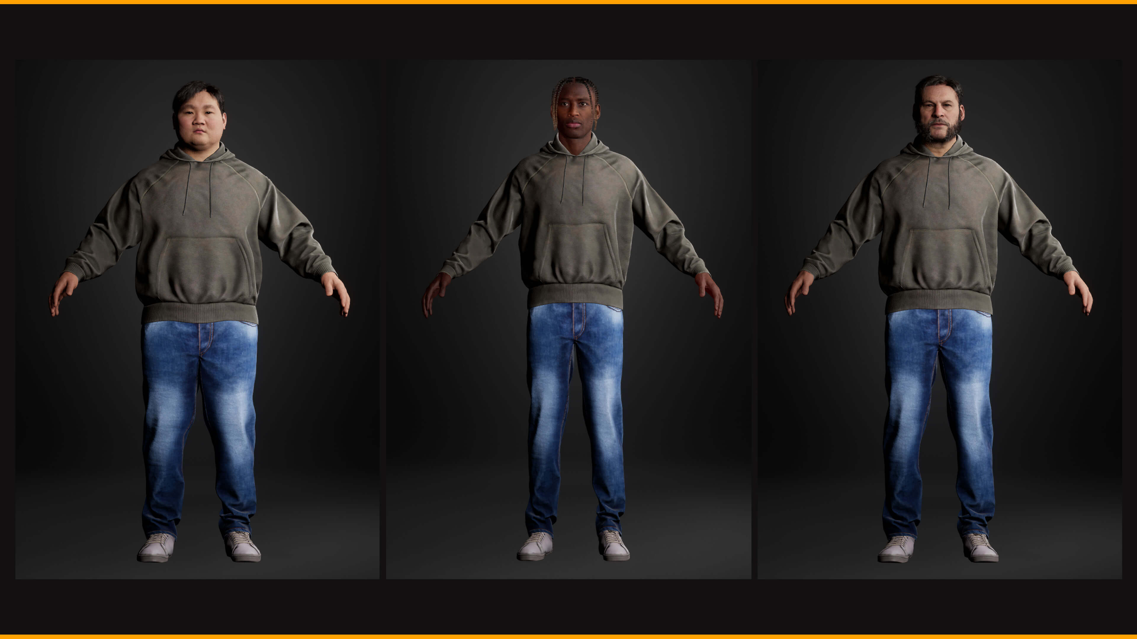 Urban Street Casual Outfit 003 ZBrush / Clo3D & Marvelo 3D Model