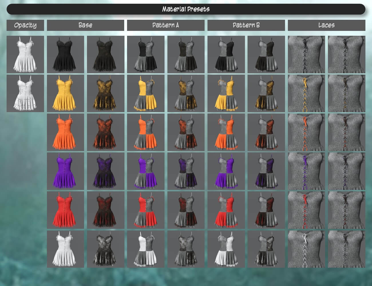dForce Trickster Dress for Genesis 9 and Genesis 8 Female Daz Content