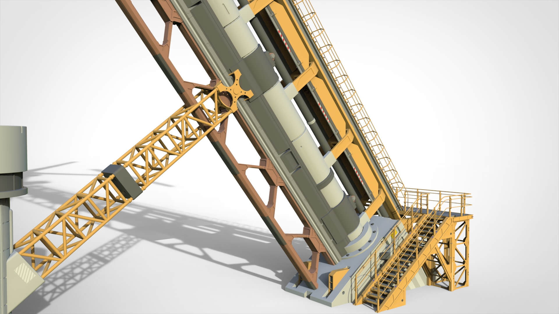 Sci-Fi Wind Turbine 5 3D Model