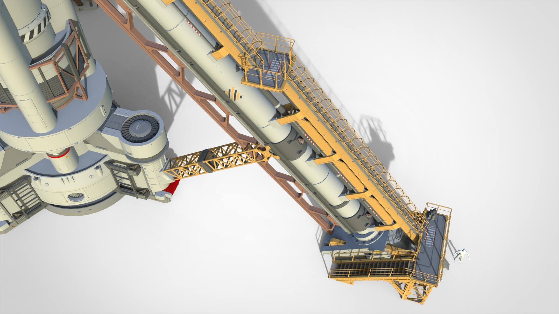Sci-Fi Wind Turbine 5 3D Model