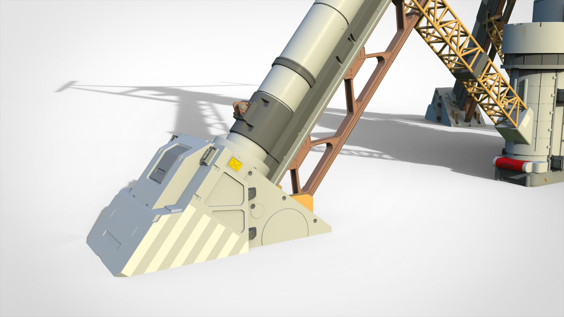 Sci-Fi Wind Turbine 5 3D Model