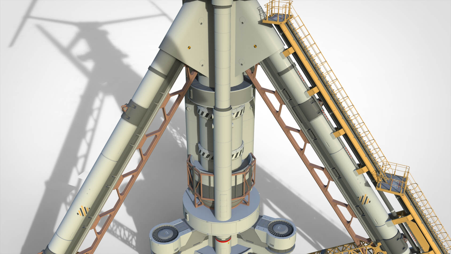 Sci-Fi Wind Turbine 5 3D Model