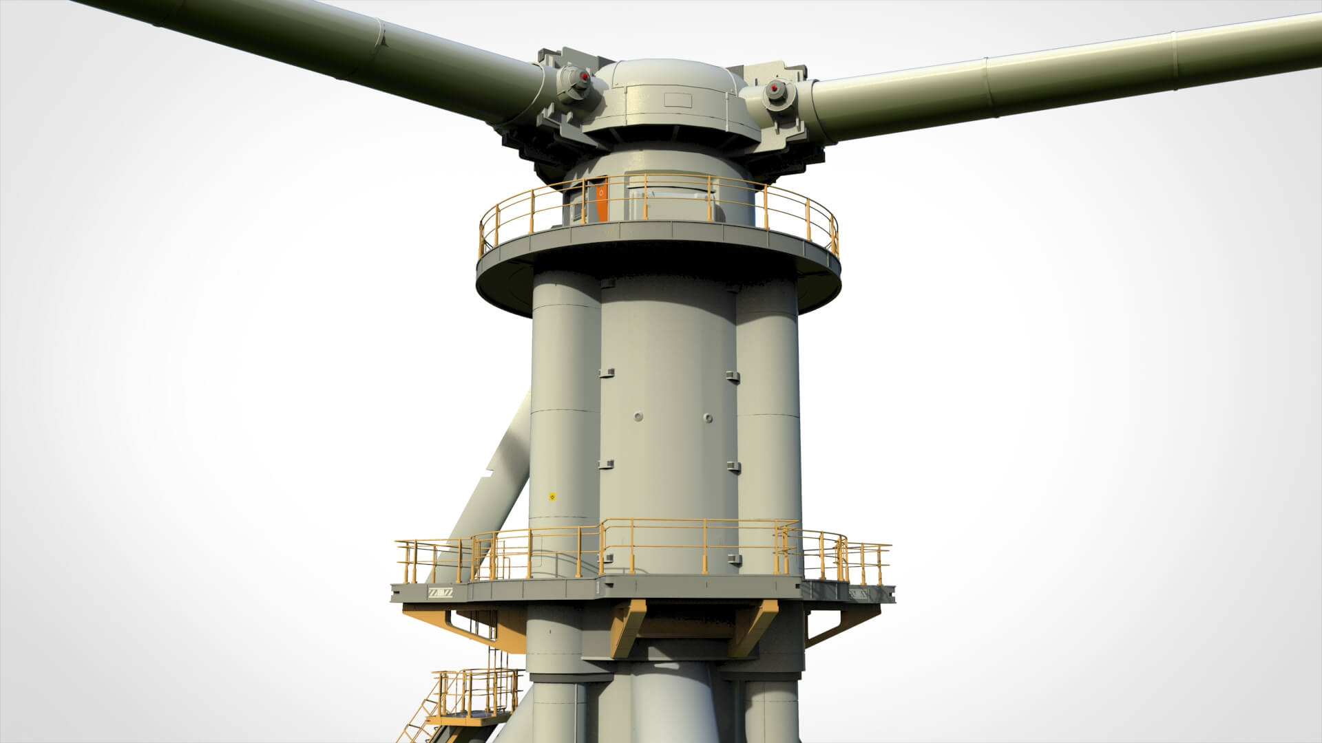 Sci-Fi Wind Turbine 5 3D Model