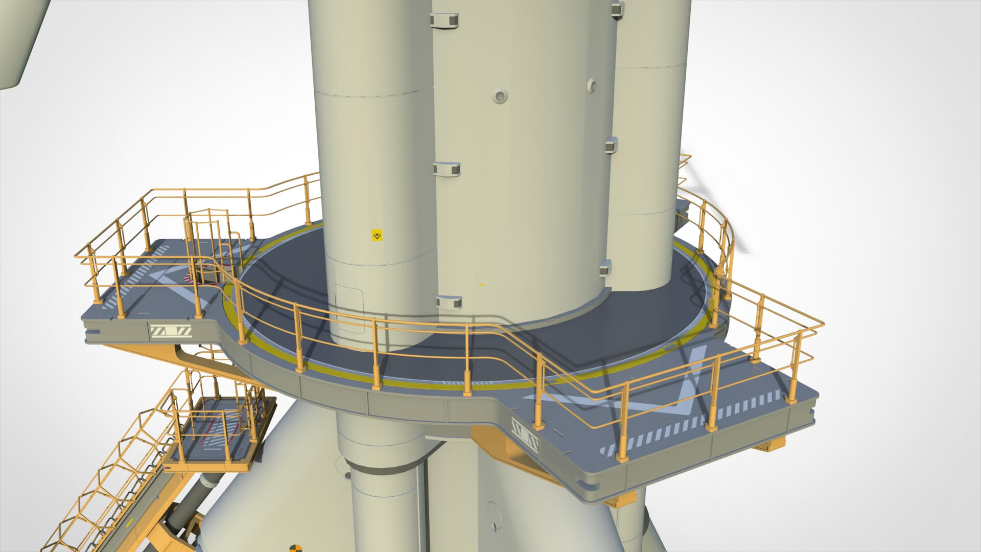 Sci-Fi Wind Turbine 5 3D Model