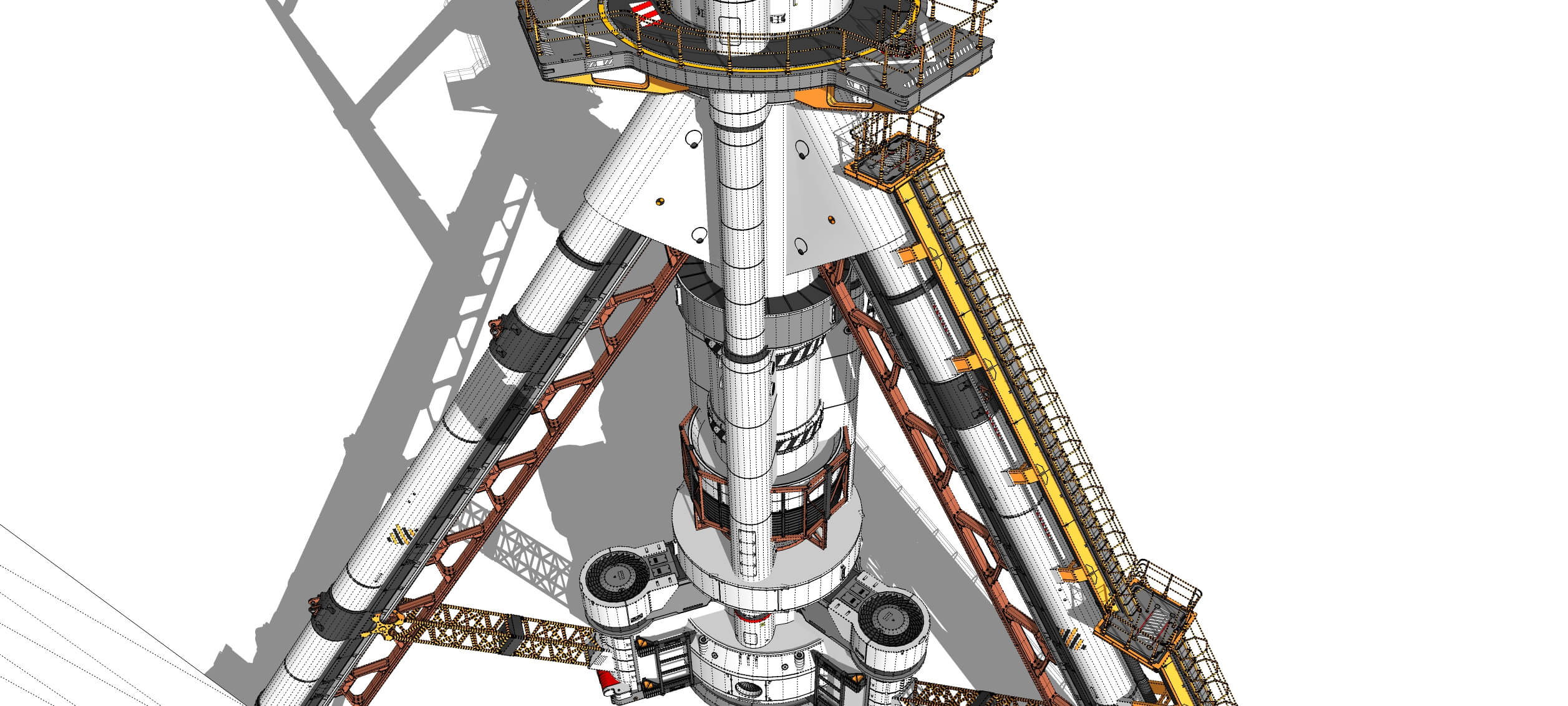 Sci-Fi Wind Turbine 5 3D Model