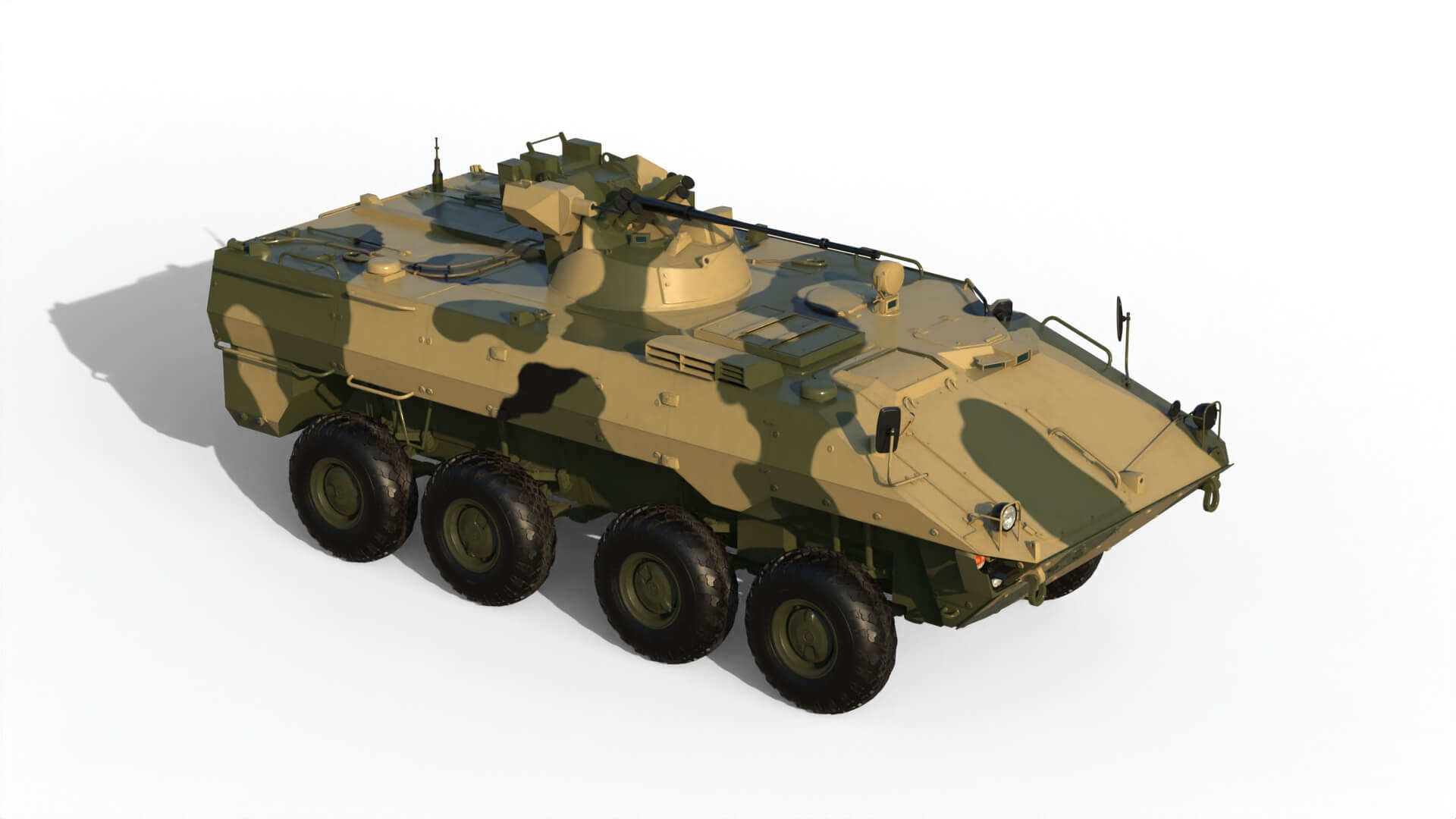BTR-22 Armoured Personnel Carrier 3D Model