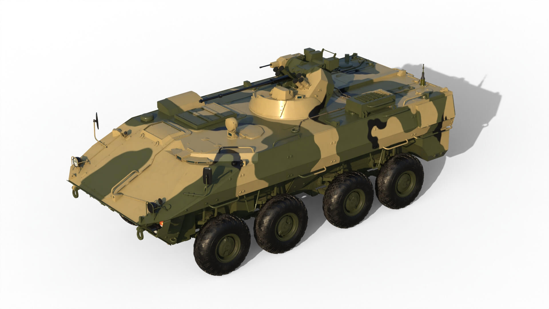 BTR-22 Armoured Personnel Carrier 3D Model