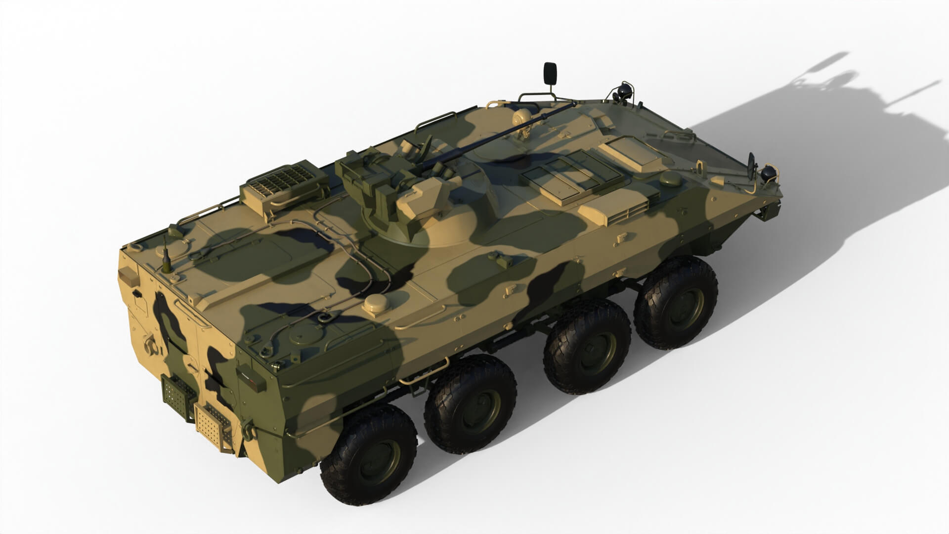 BTR-22 Armoured Personnel Carrier 3D Model
