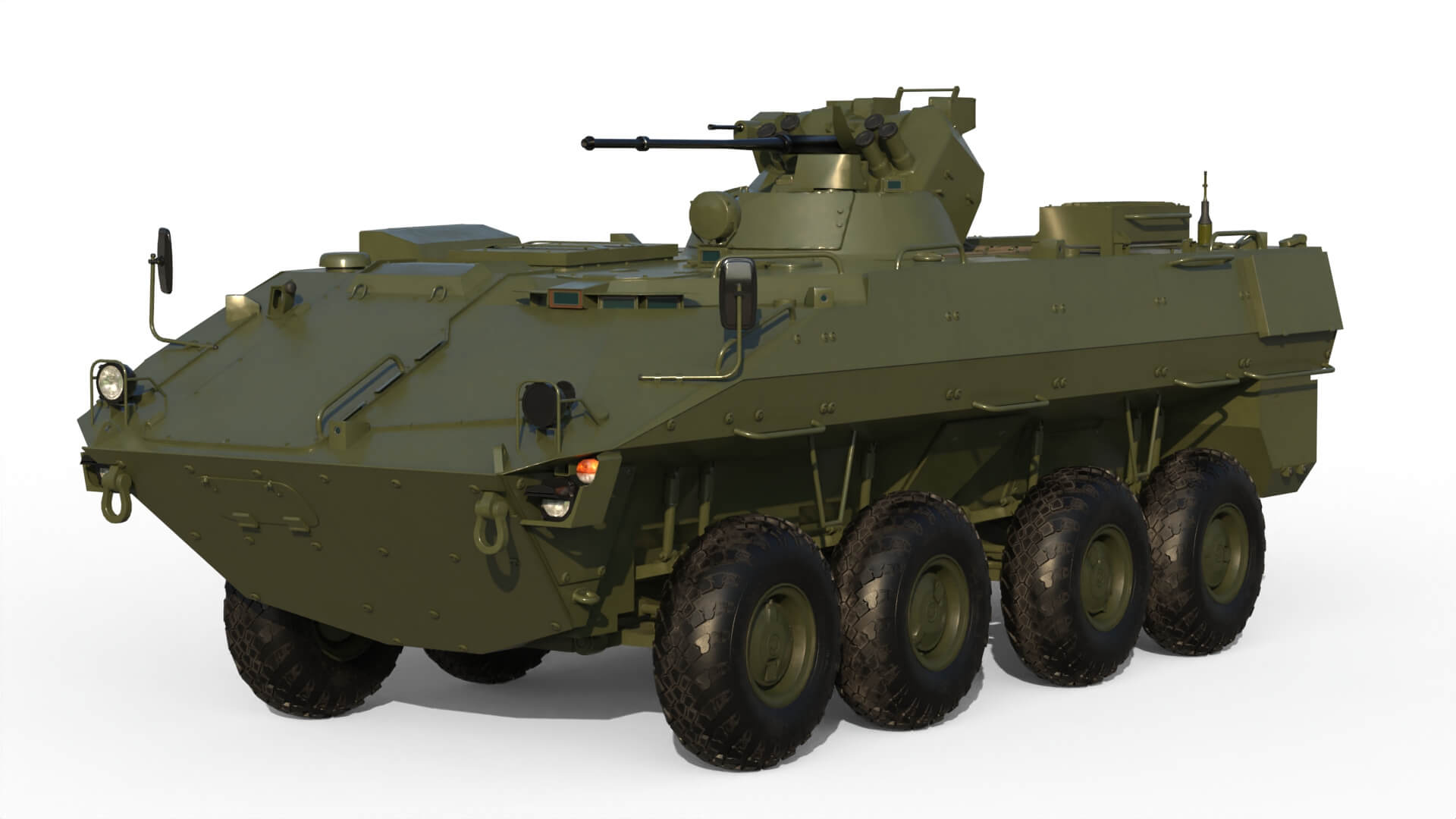 BTR-22 Armoured Personnel Carrier 3D Model
