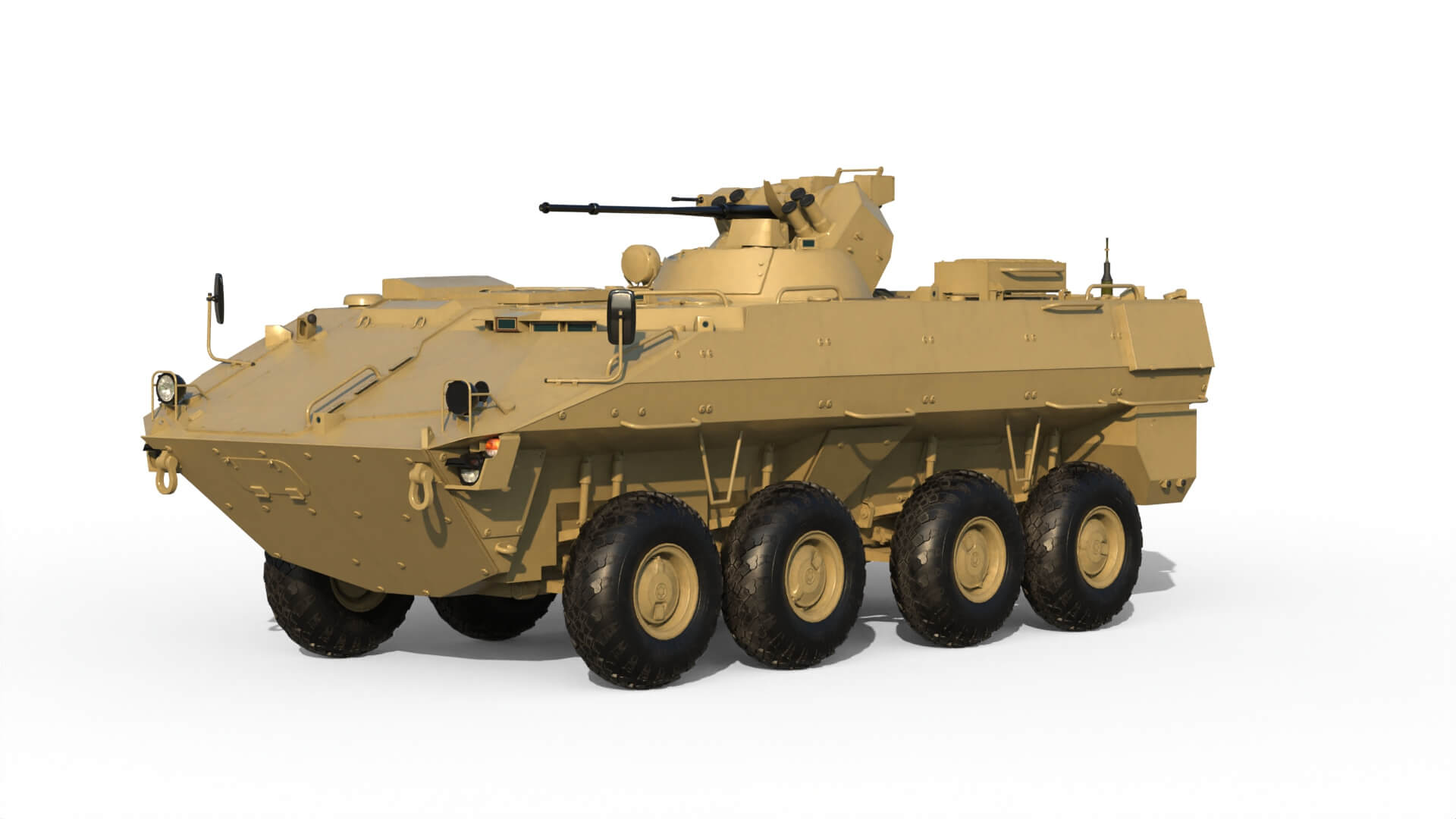 BTR-22 Armoured Personnel Carrier 3D Model