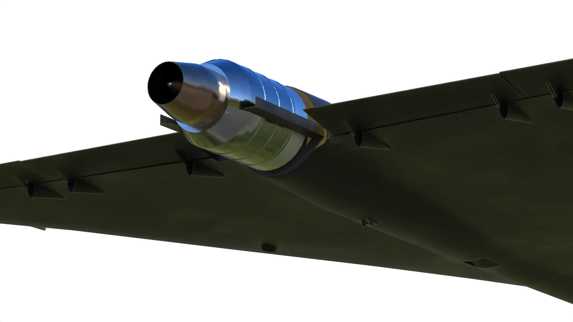 Geran-4 Drone 3D Model