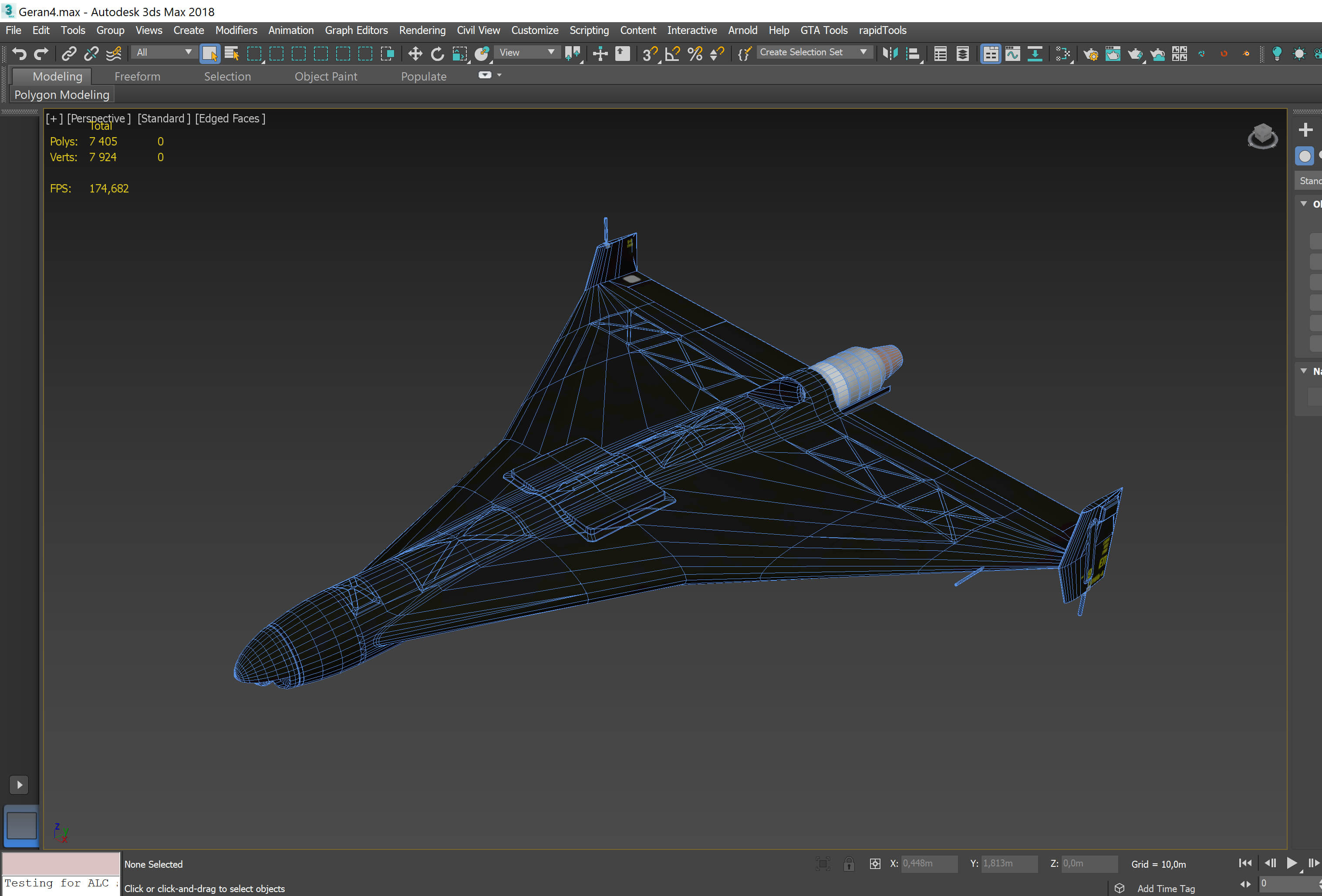 Geran-4 Drone 3D Model