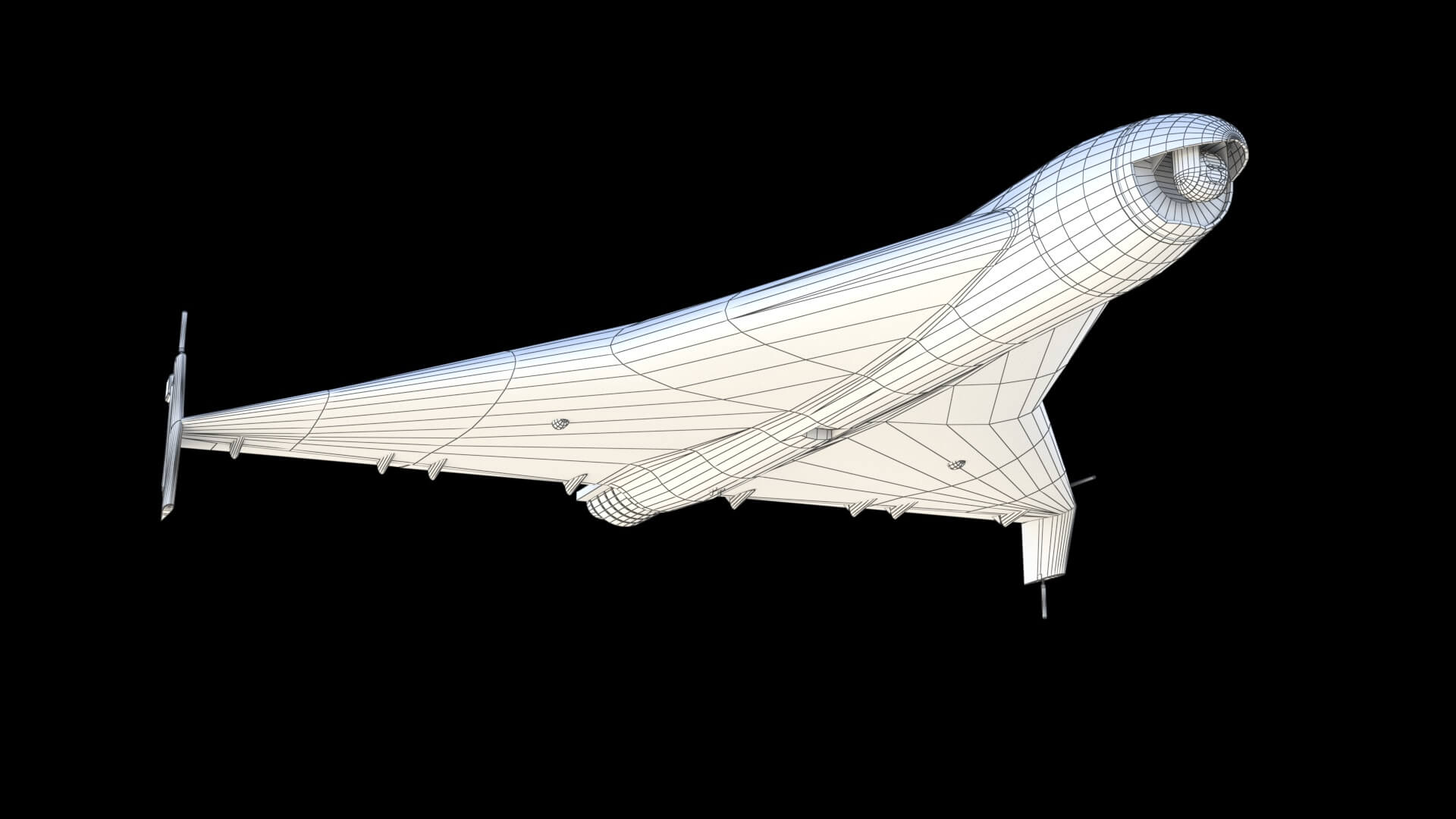 Geran-4 Drone 3D Model