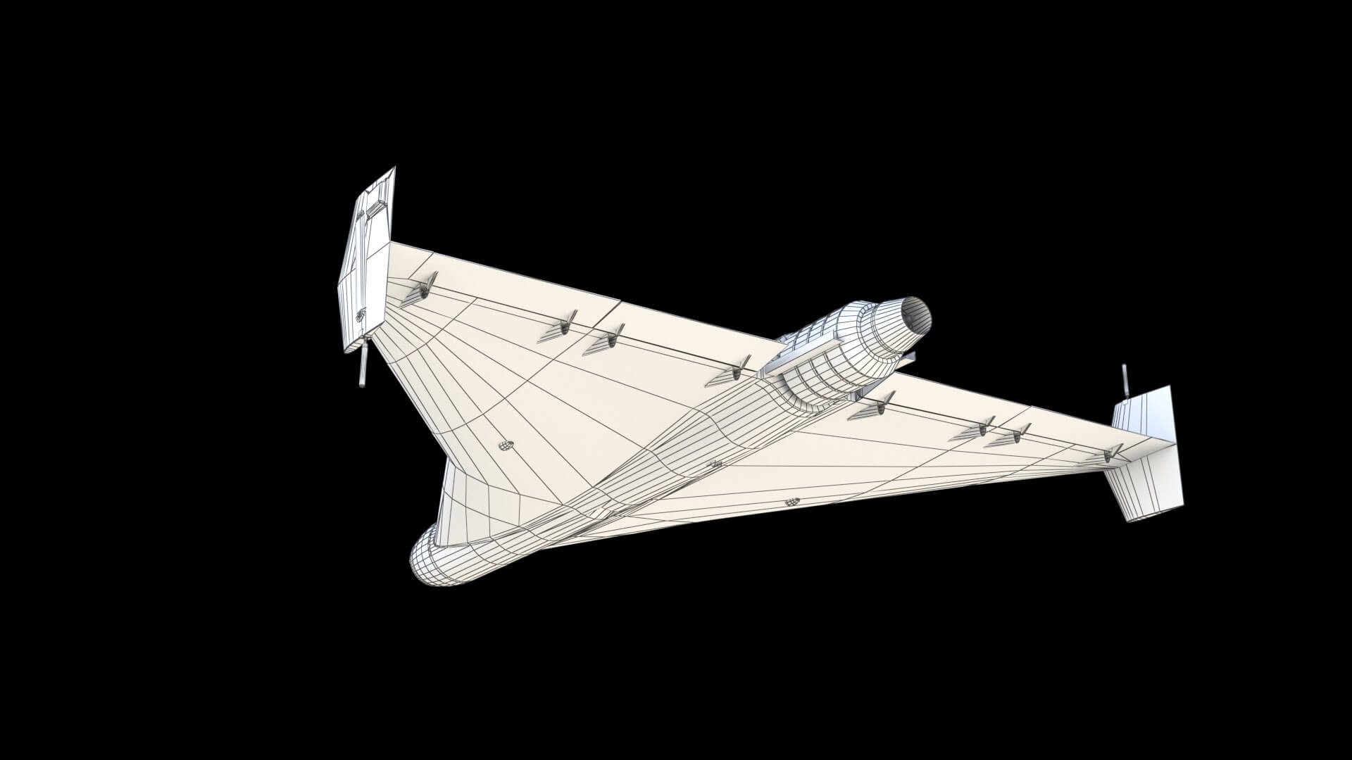 Geran-4 Drone 3D Model