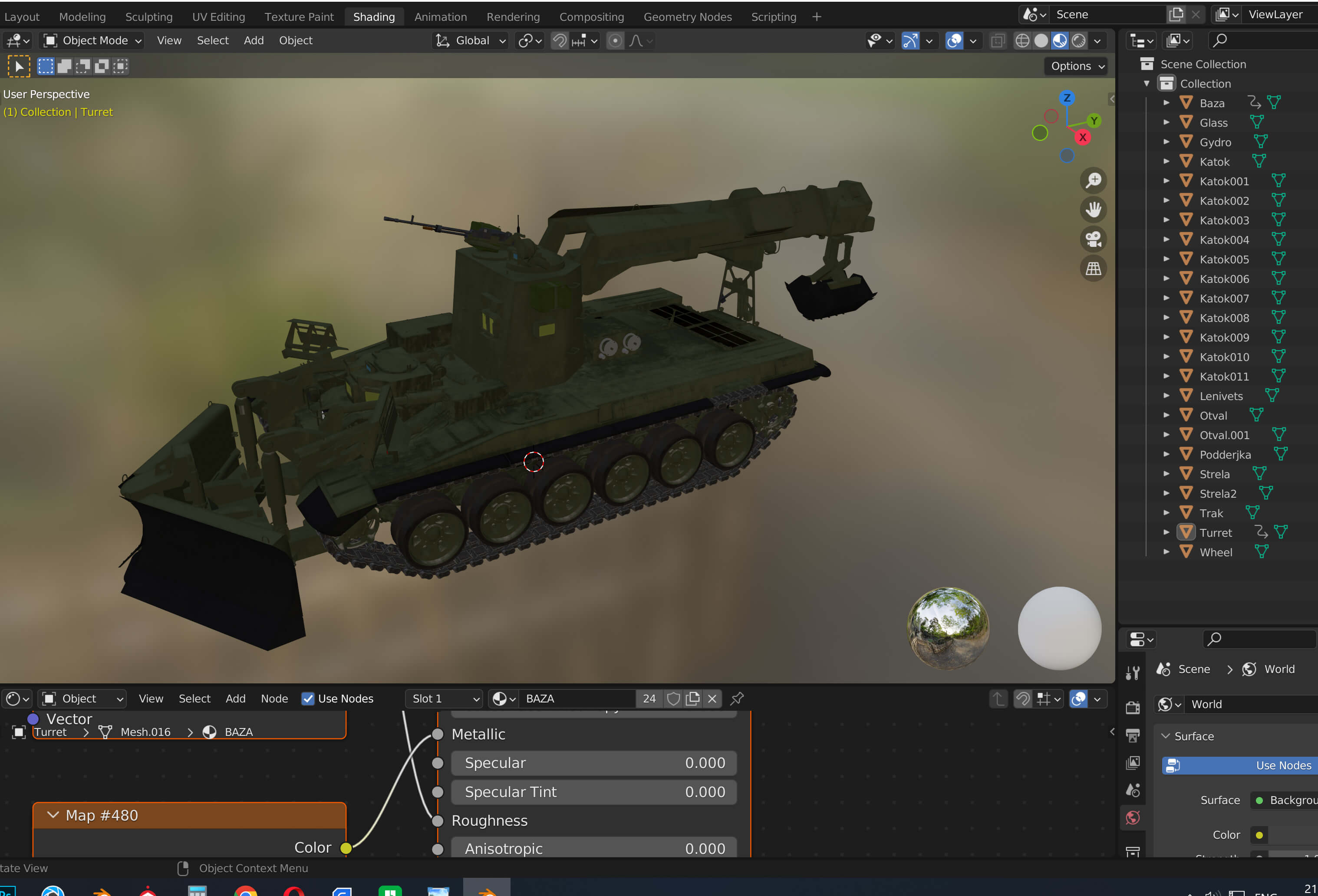 IMR-3M Multipurpose Engineering Vehicle 3D Model