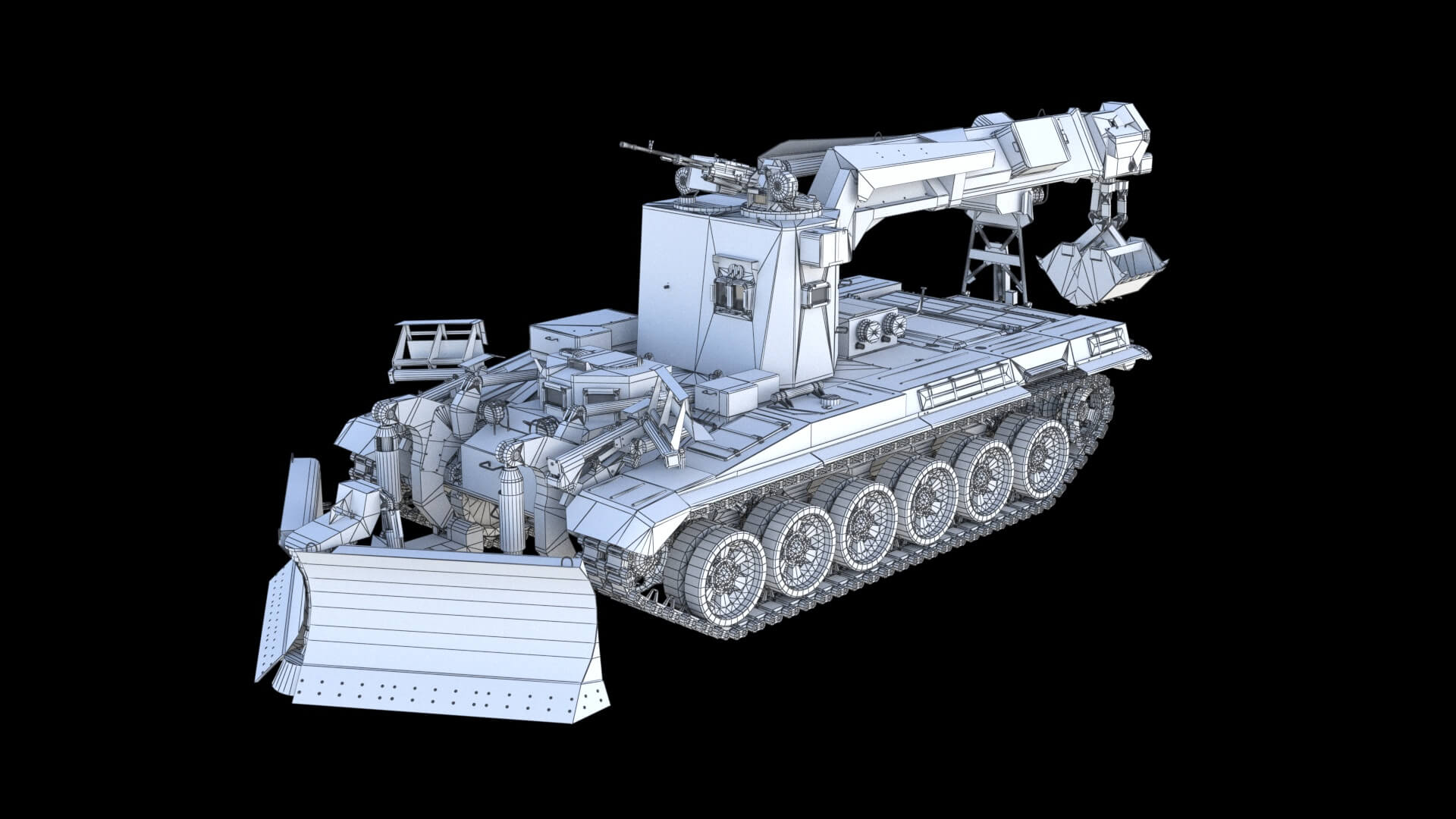 IMR-3M Multipurpose Engineering Vehicle 3D Model