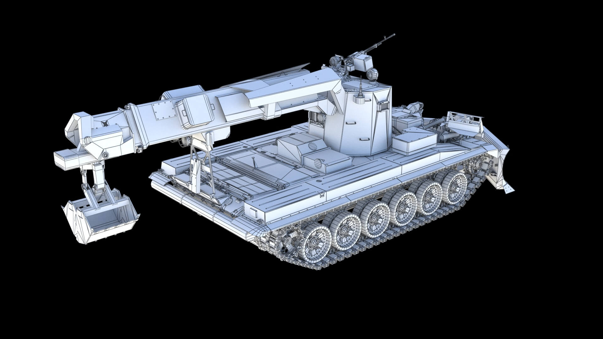 IMR-3M Multipurpose Engineering Vehicle 3D Model