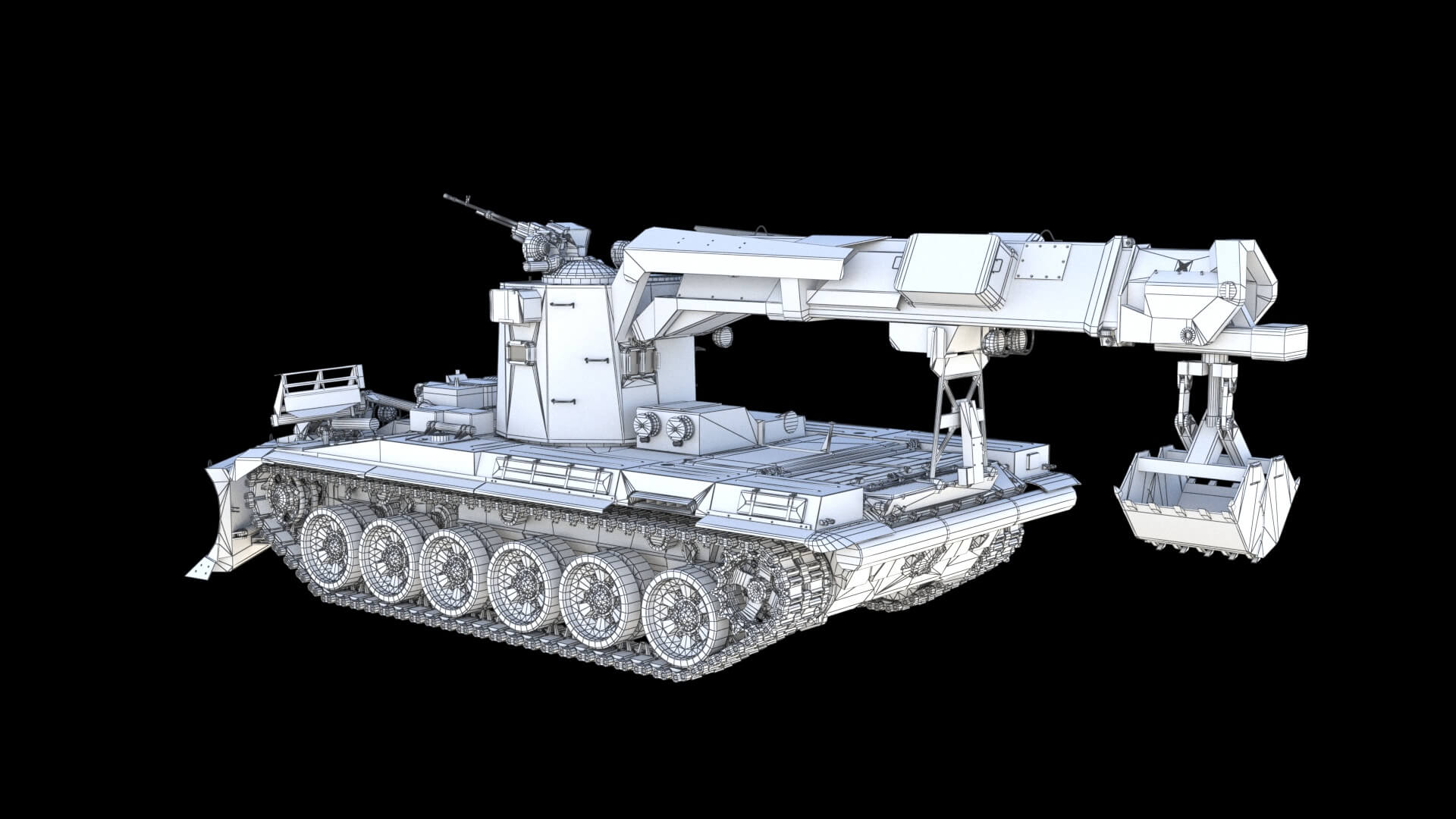 IMR-3M Multipurpose Engineering Vehicle 3D Model