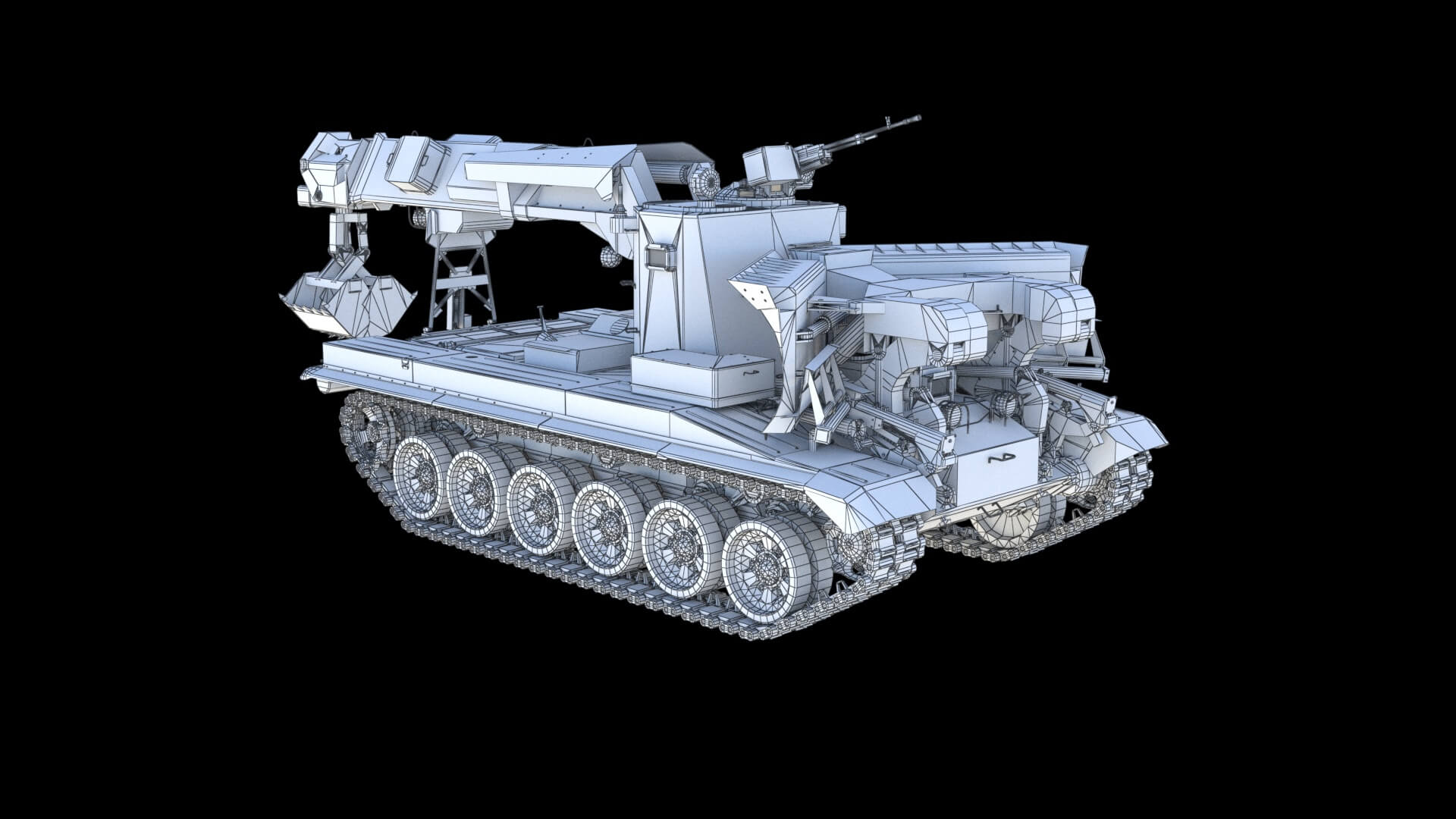 IMR-3M Multipurpose Engineering Vehicle 3D Model