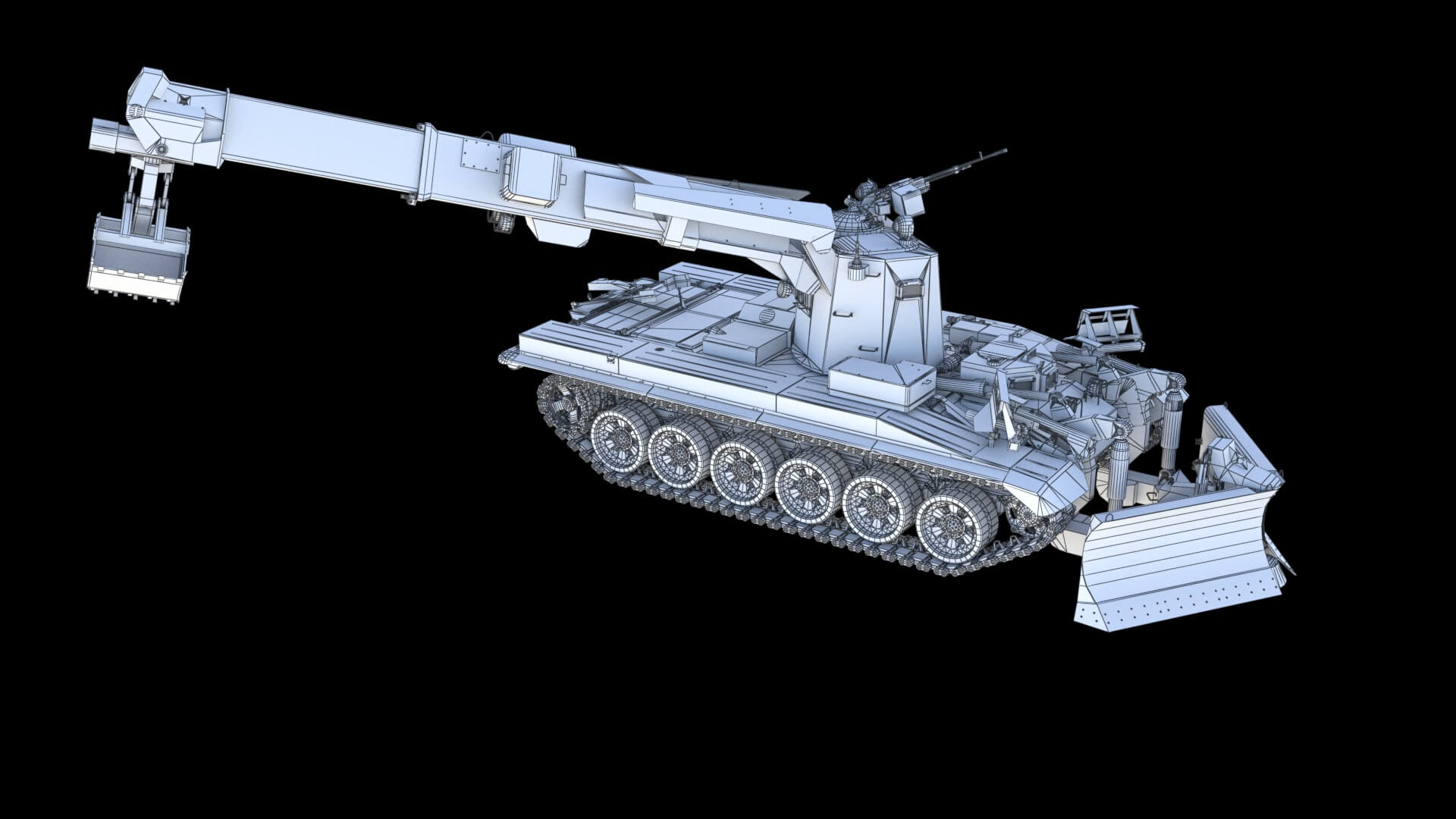 IMR-3M Multipurpose Engineering Vehicle 3D Model