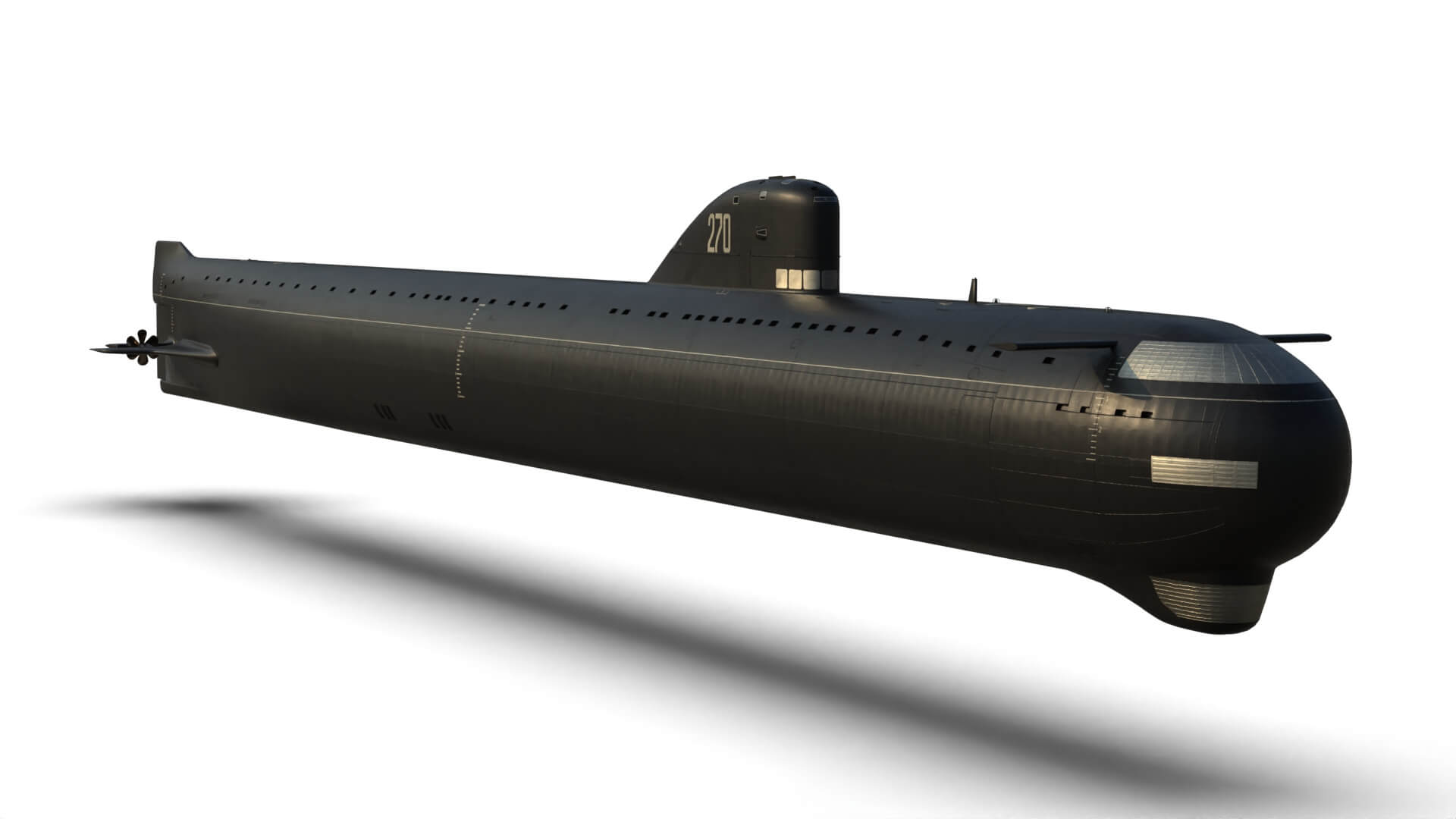 K-3 Submarine Project 627 3D Model