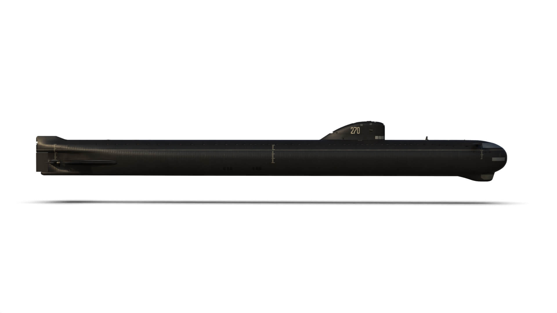 K-3 Submarine Project 627 3D Model
