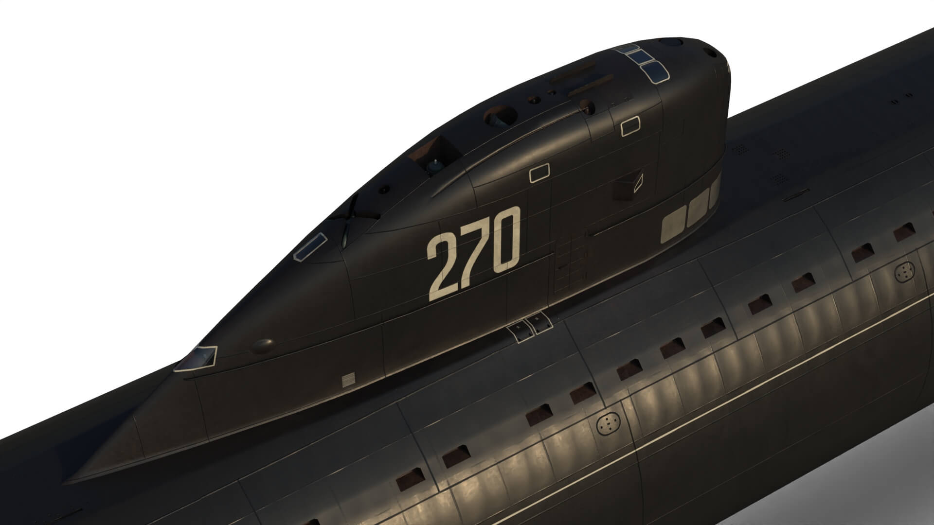 K-3 Submarine Project 627 3D Model
