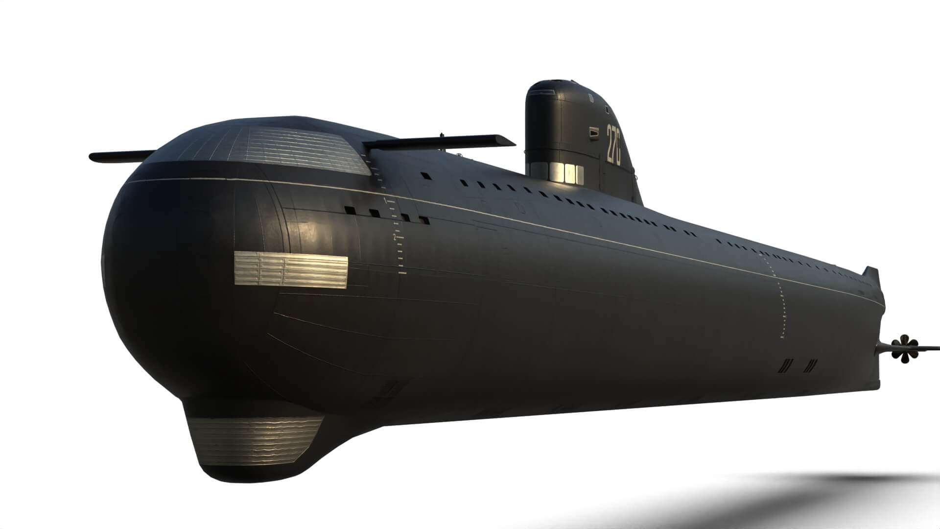 K-3 Submarine Project 627 3D Model