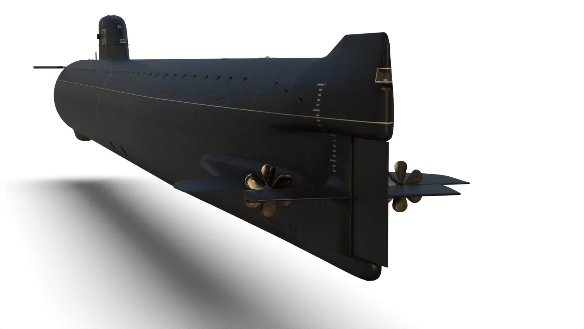 K-3 Submarine Project 627 3D Model
