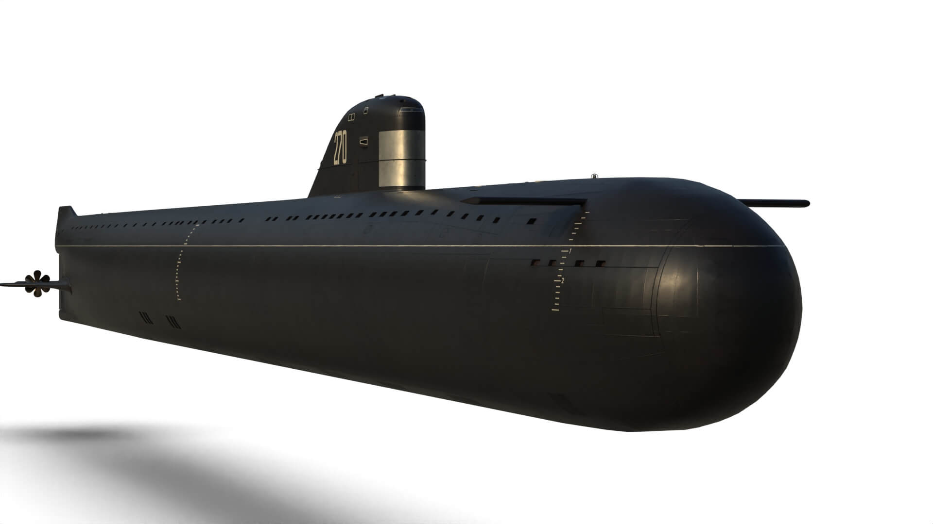 K-3 Submarine Project 627 3D Model
