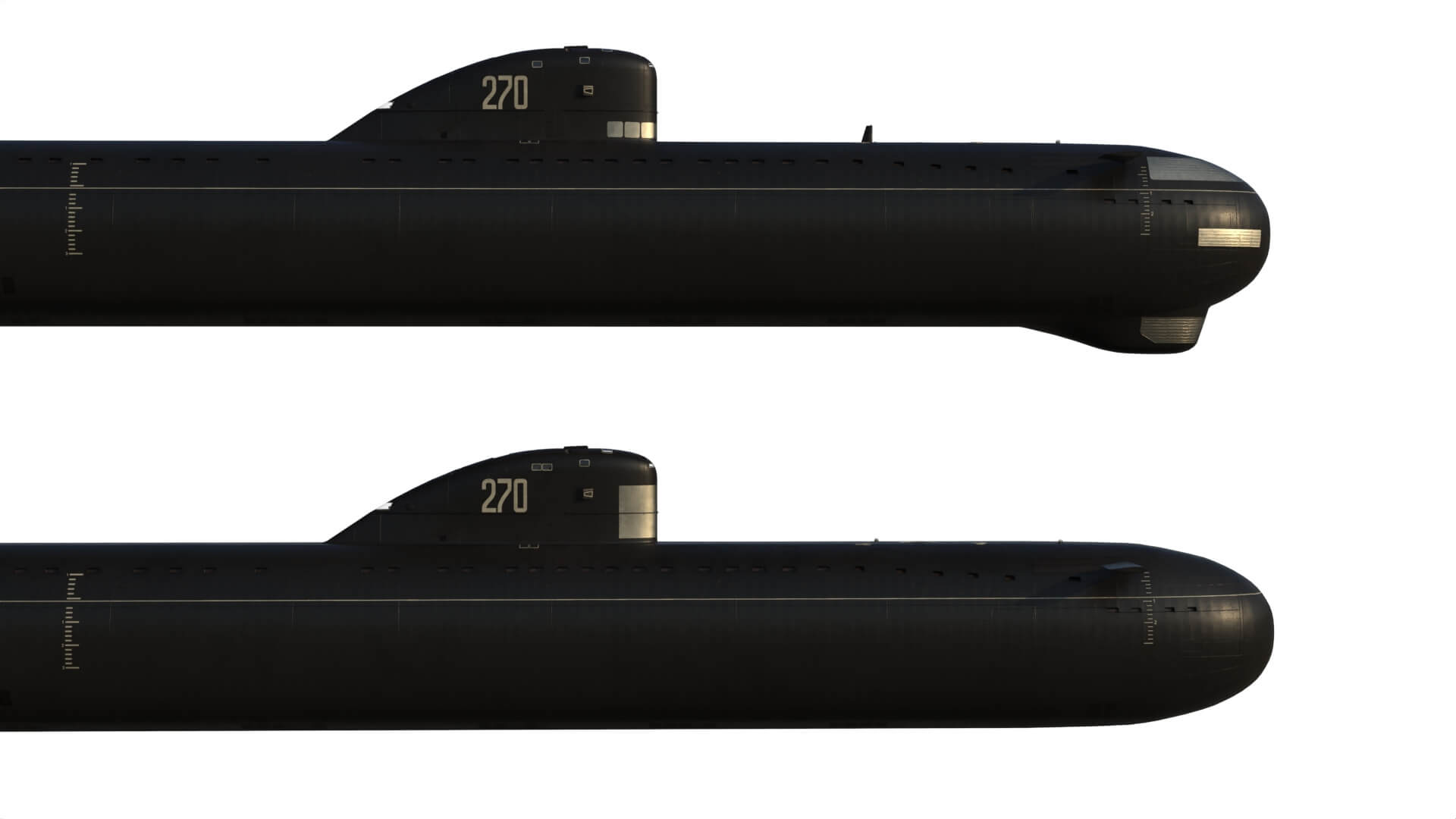 K-3 Submarine Project 627 3D Model