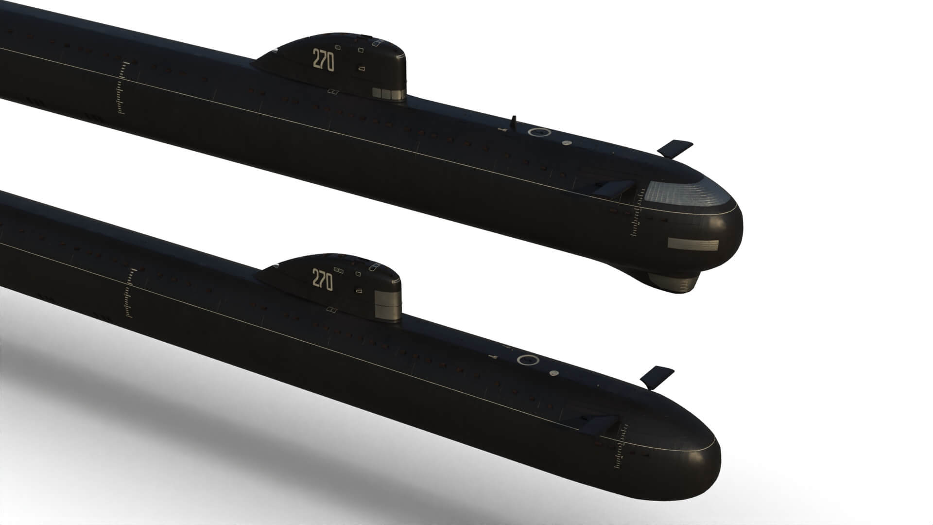 K-3 Submarine Project 627 3D Model