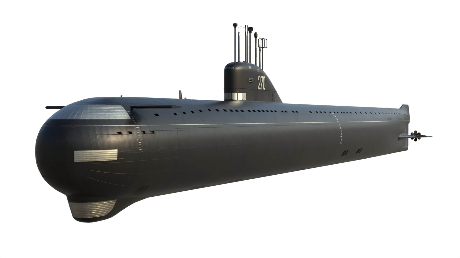 K-3 Submarine Project 627 3D Model