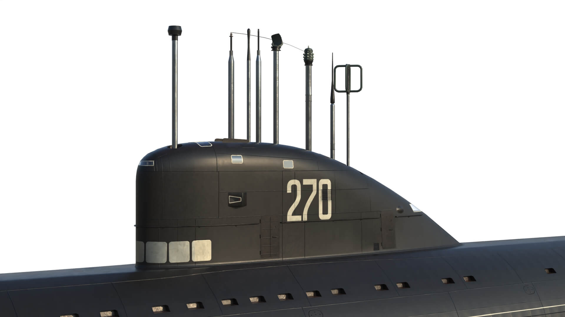 K-3 Submarine Project 627 3D Model