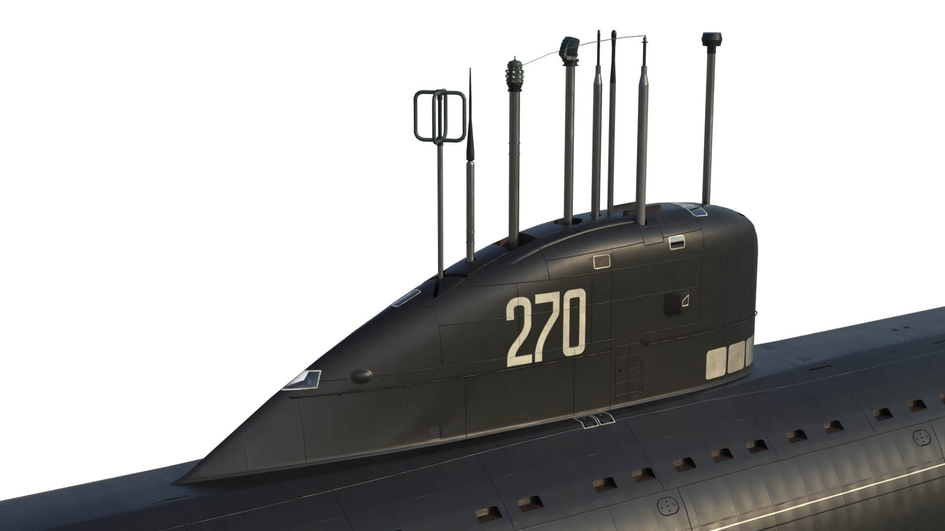 K-3 Submarine Project 627 3D Model