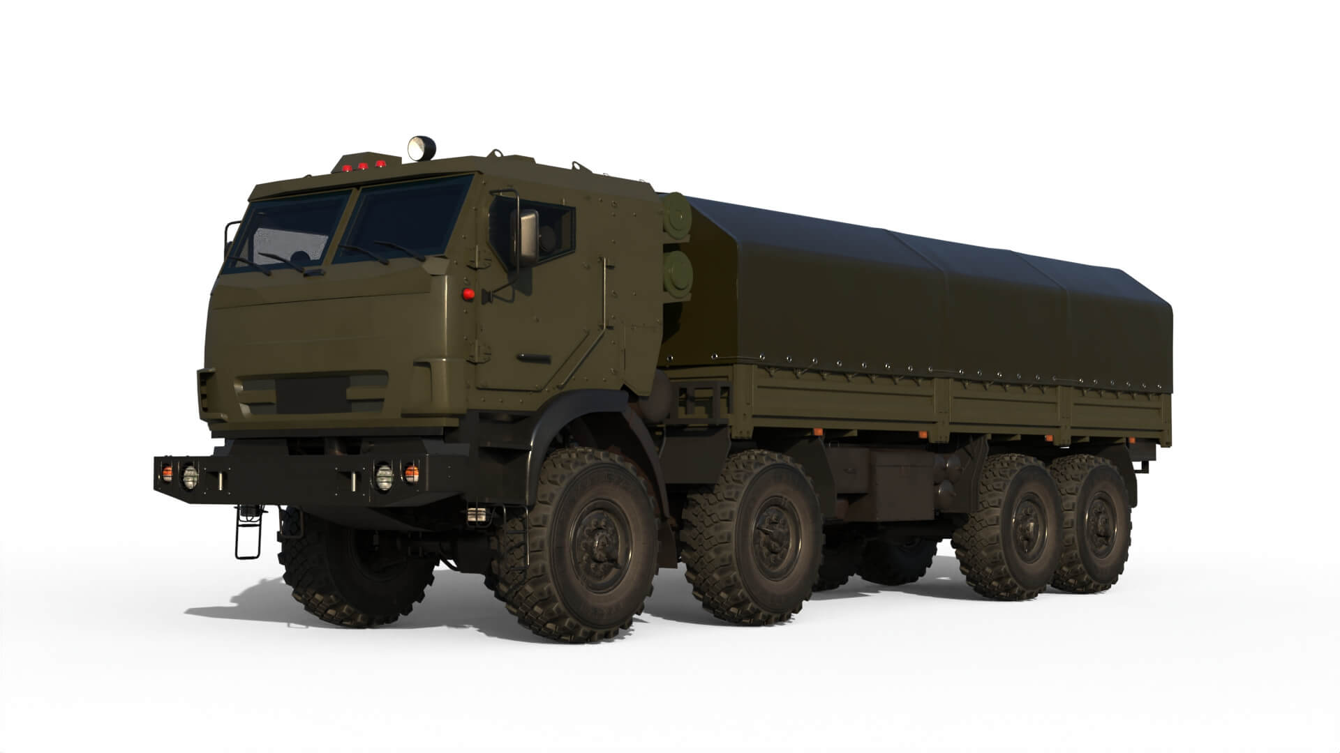 Kamaz 63501 Armored 3D Model