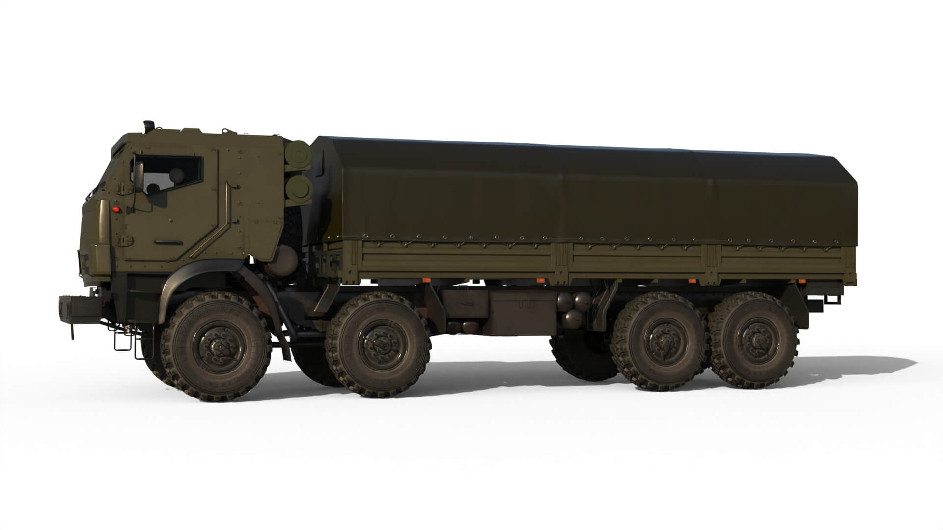 Kamaz 63501 Armored 3D Model
