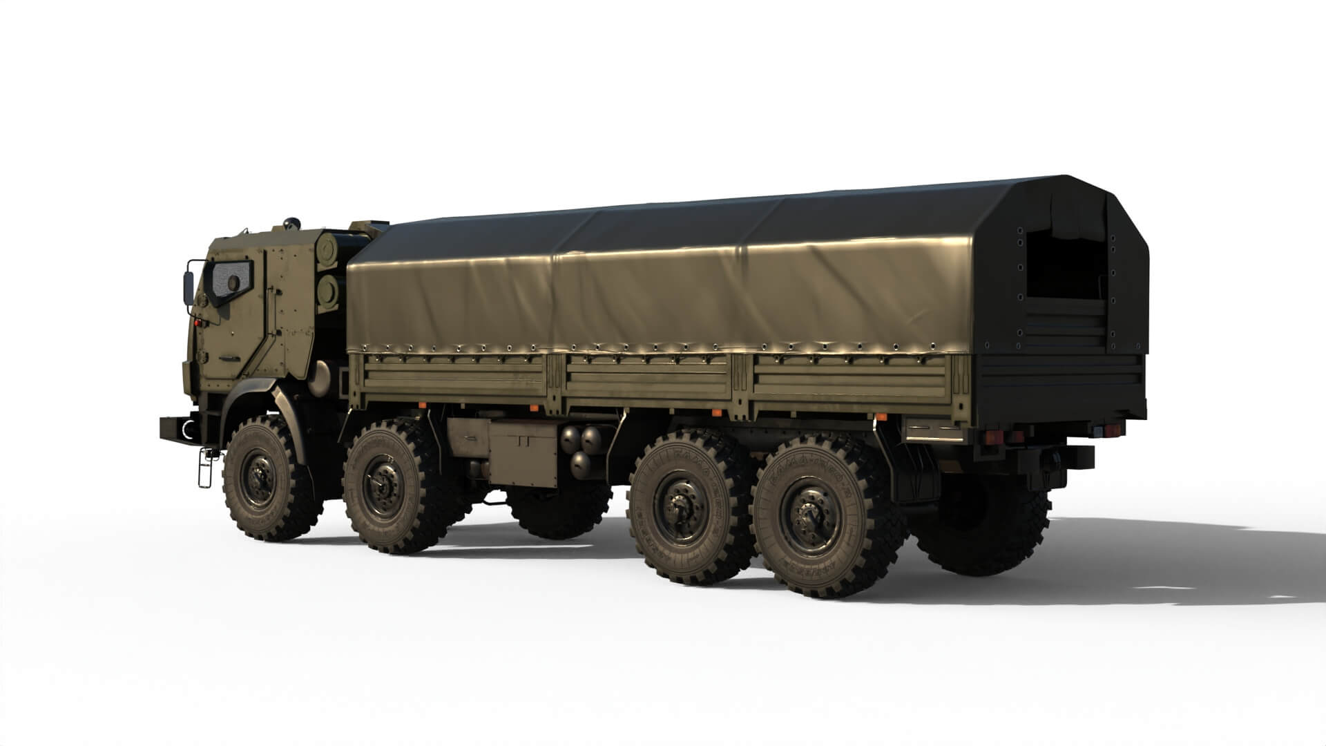 Kamaz 63501 Armored 3D Model