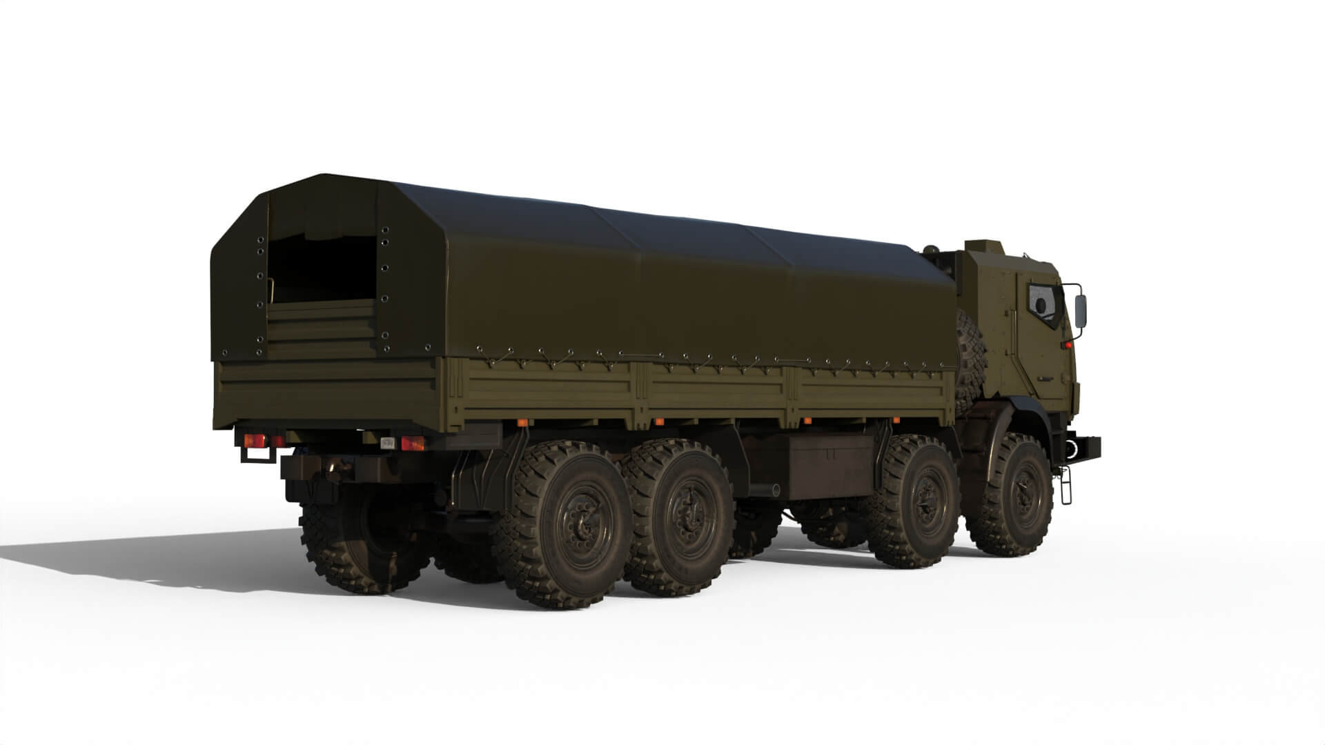 Kamaz 63501 Armored 3D Model