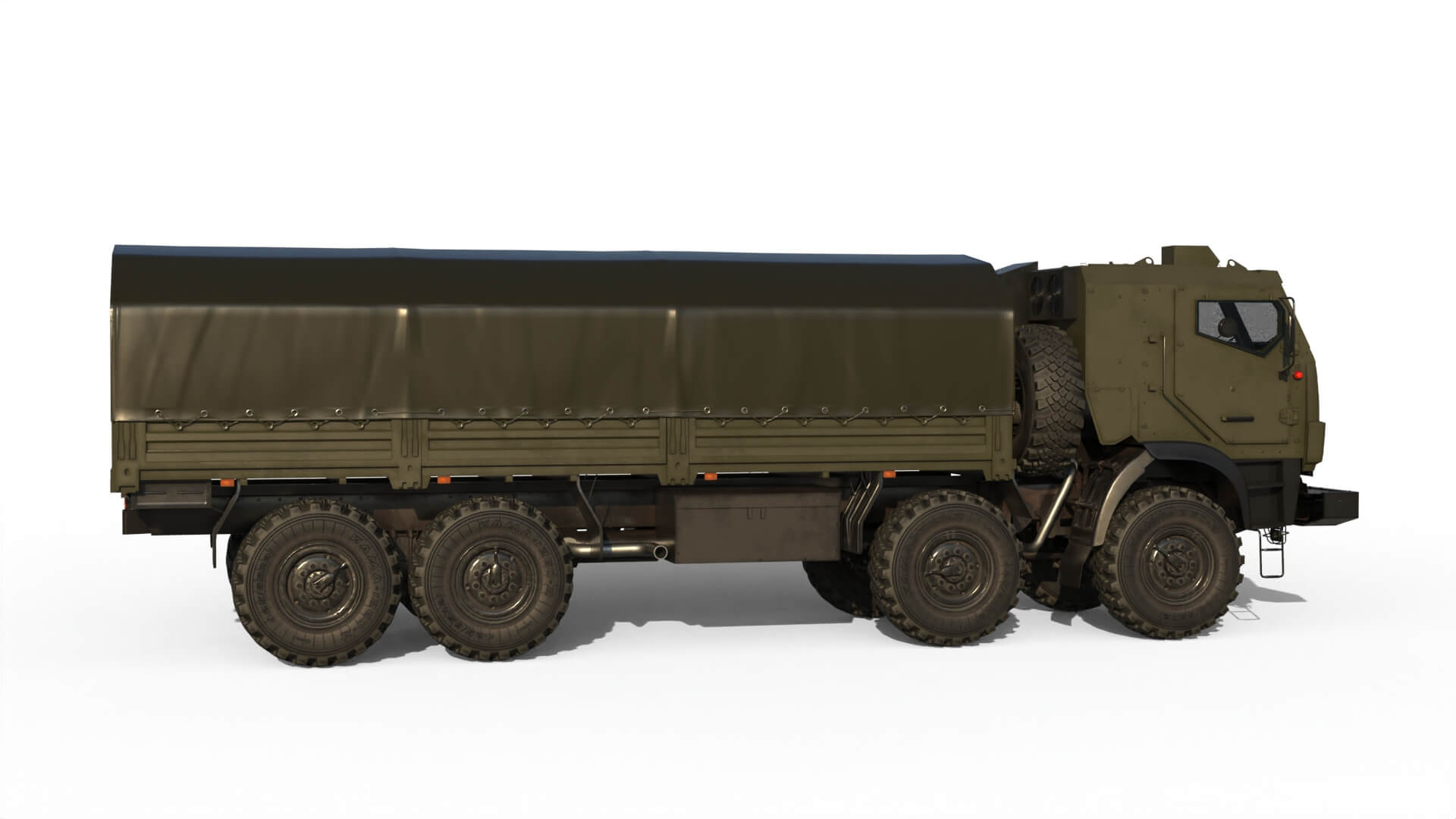 Kamaz 63501 Armored 3D Model