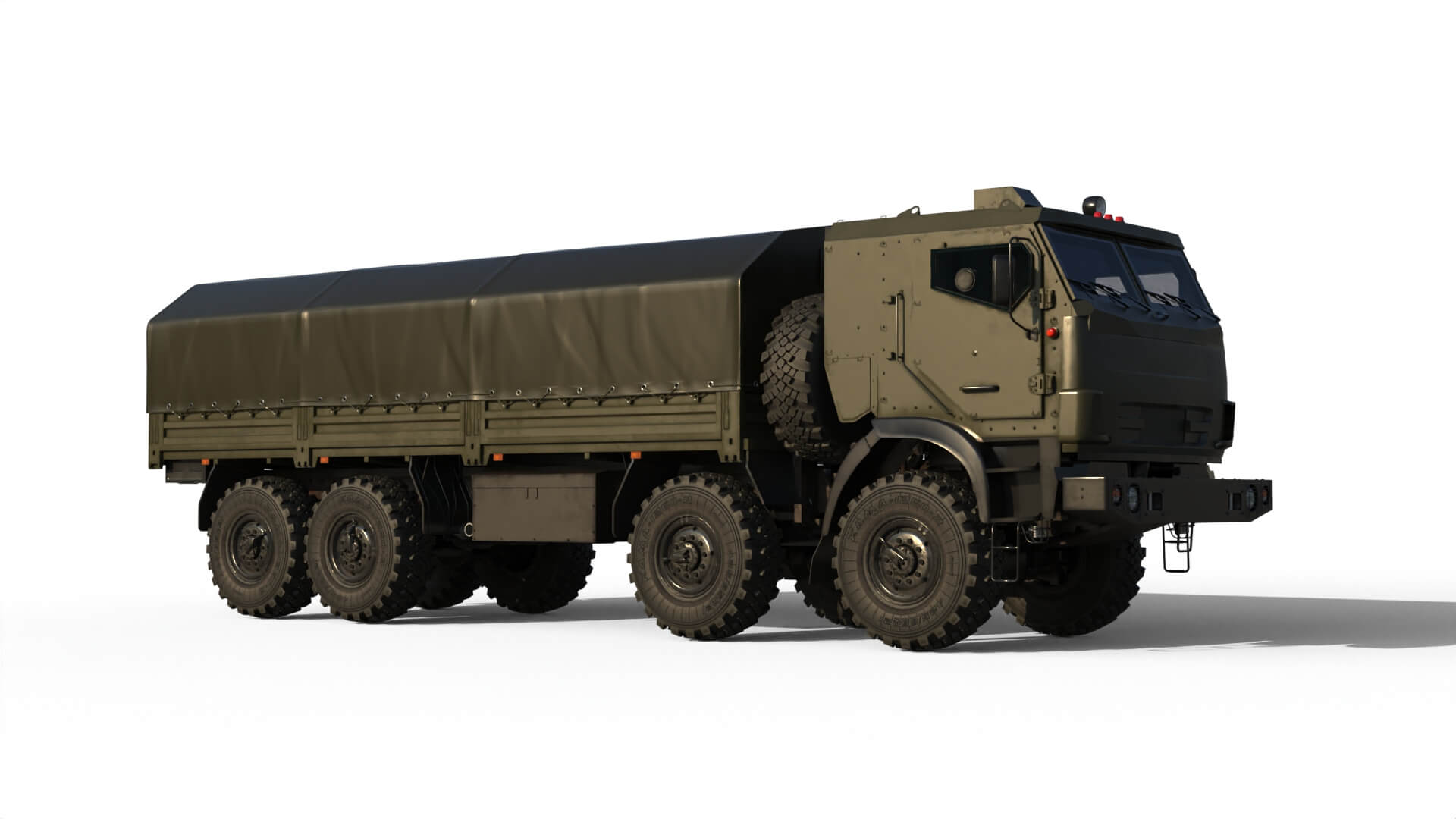Kamaz 63501 Armored 3D Model