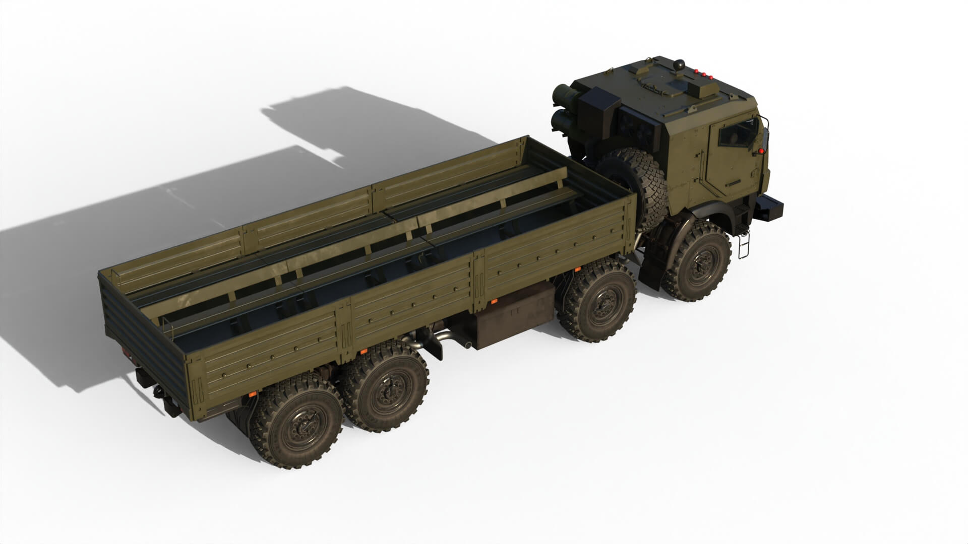 Kamaz 63501 Armored 3D Model